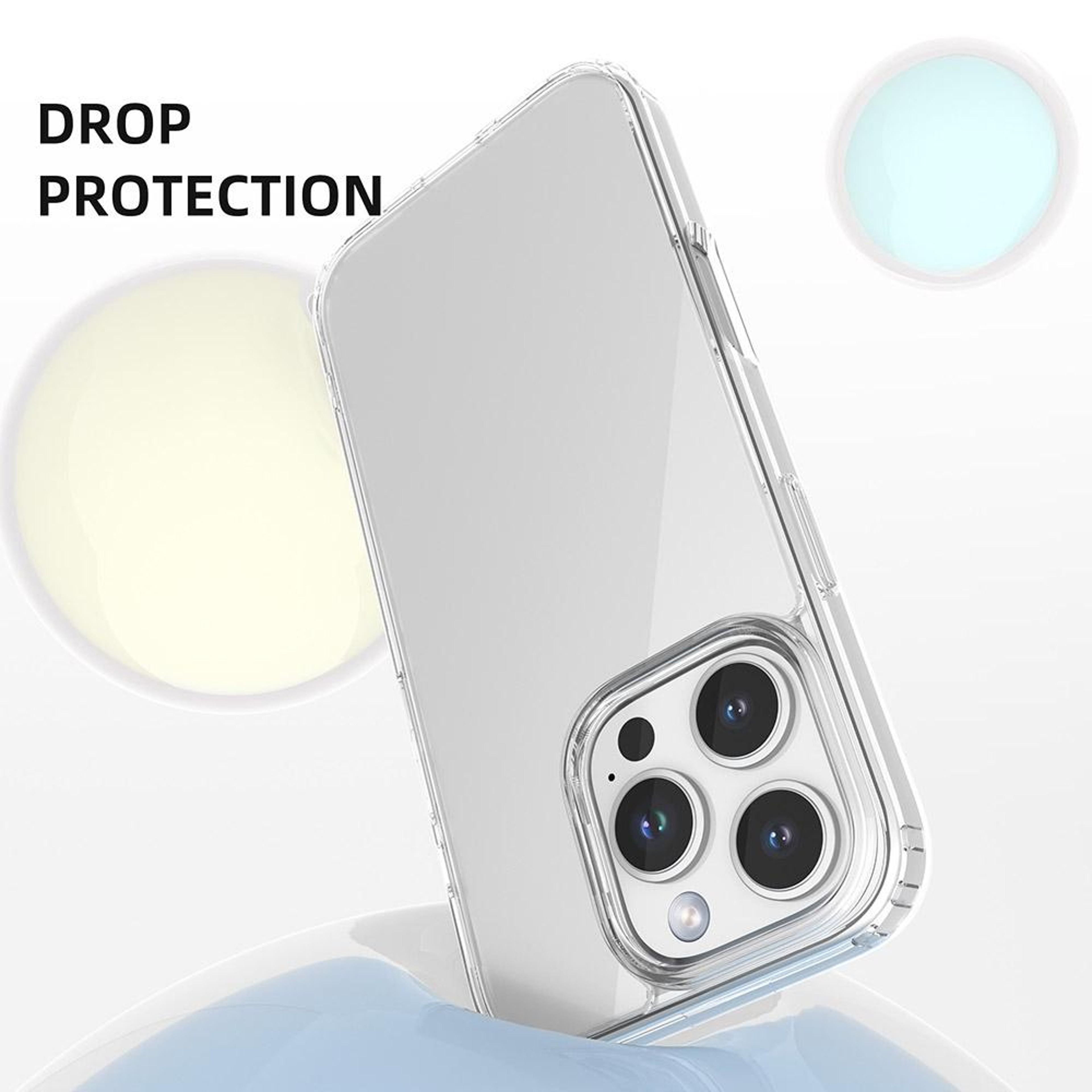 Mutural Ice Series iPhone 16 Pro Max Case Clear TPU Protective Transparent Cover – view 7