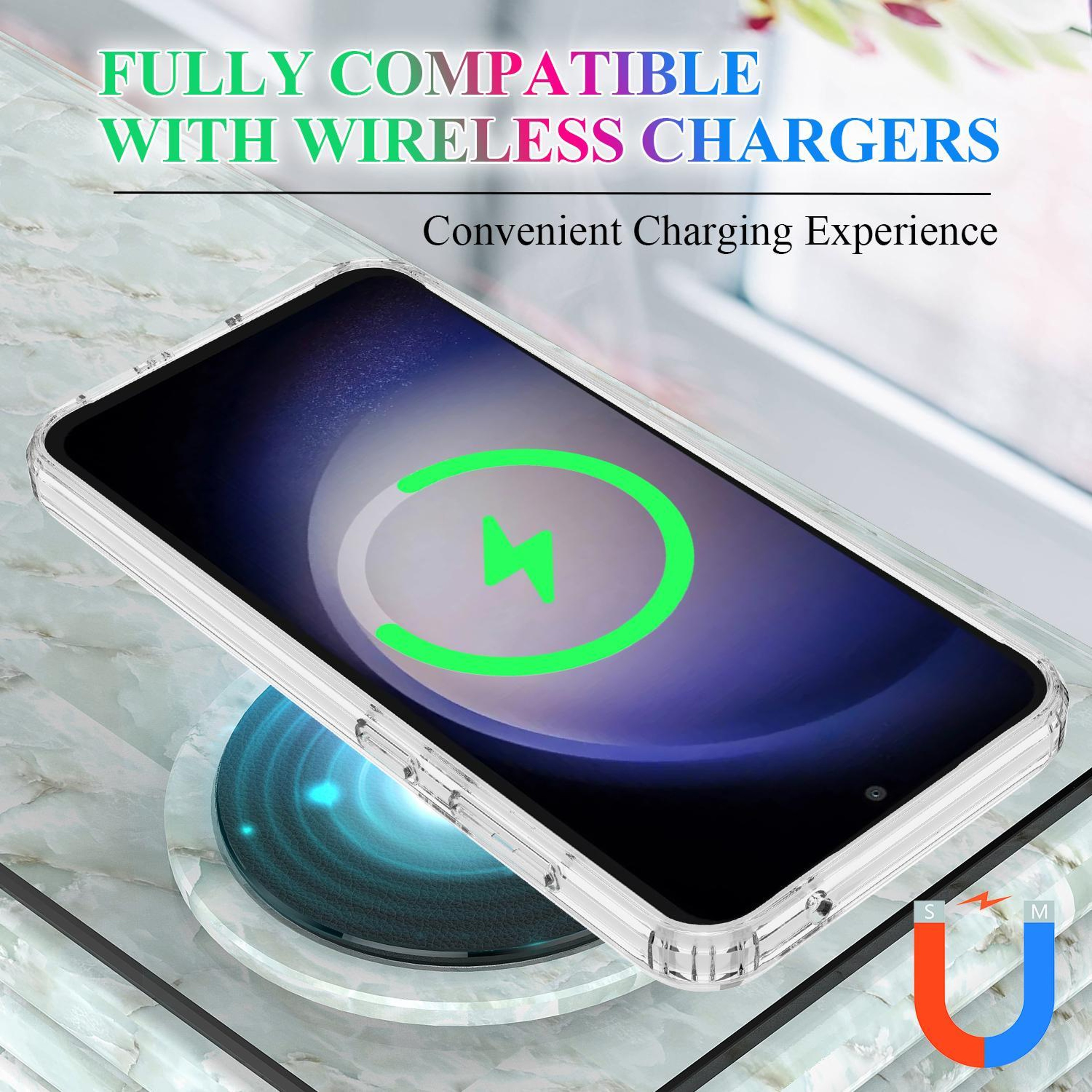 Samsung Galaxy S26 FE MagSafe Phone Case Clear Magnetic TPU Acrylic Protective Cover – view 6