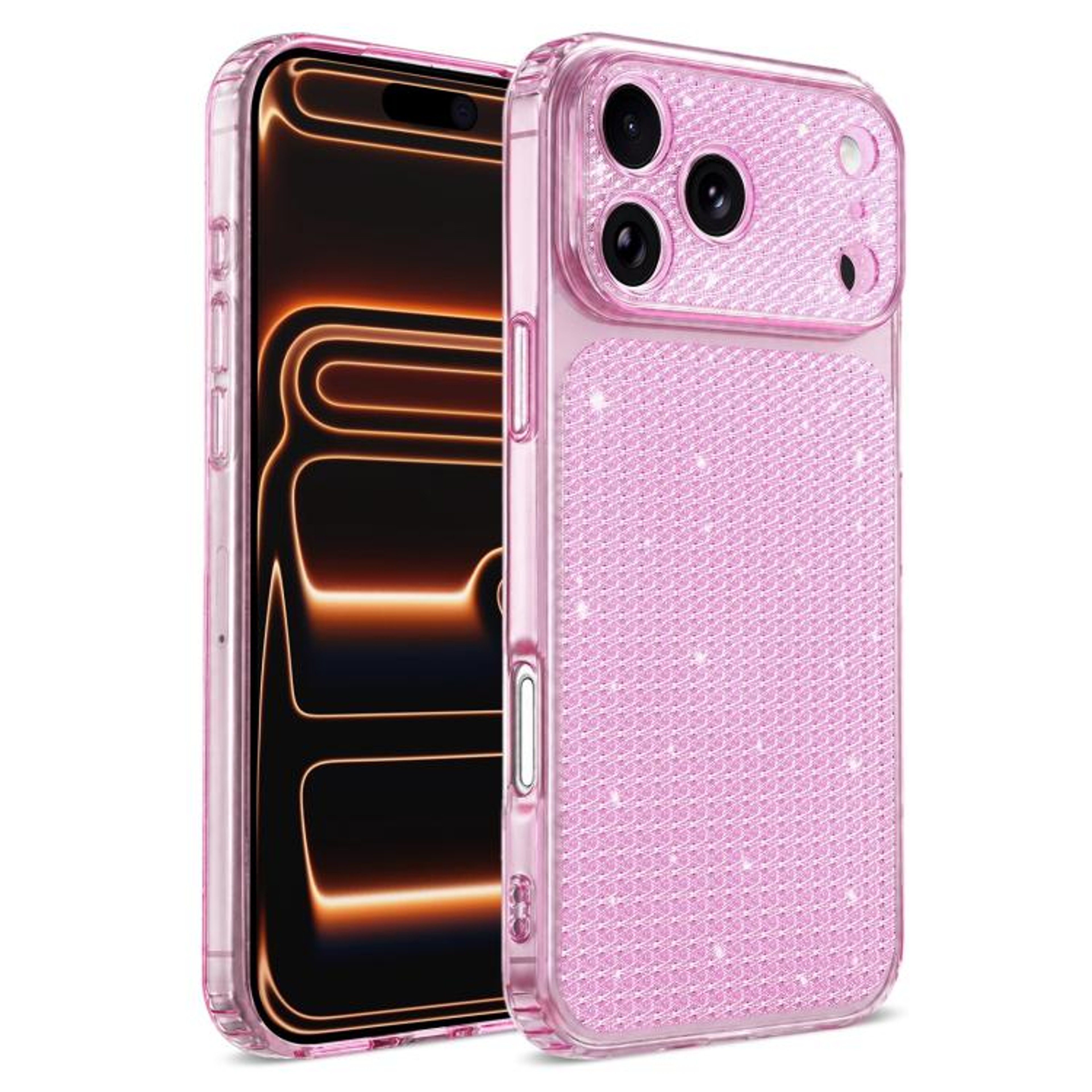 Luxury Glitter Diamond Shockproof IPhone 17 Pro Case With Airbag Protection 7