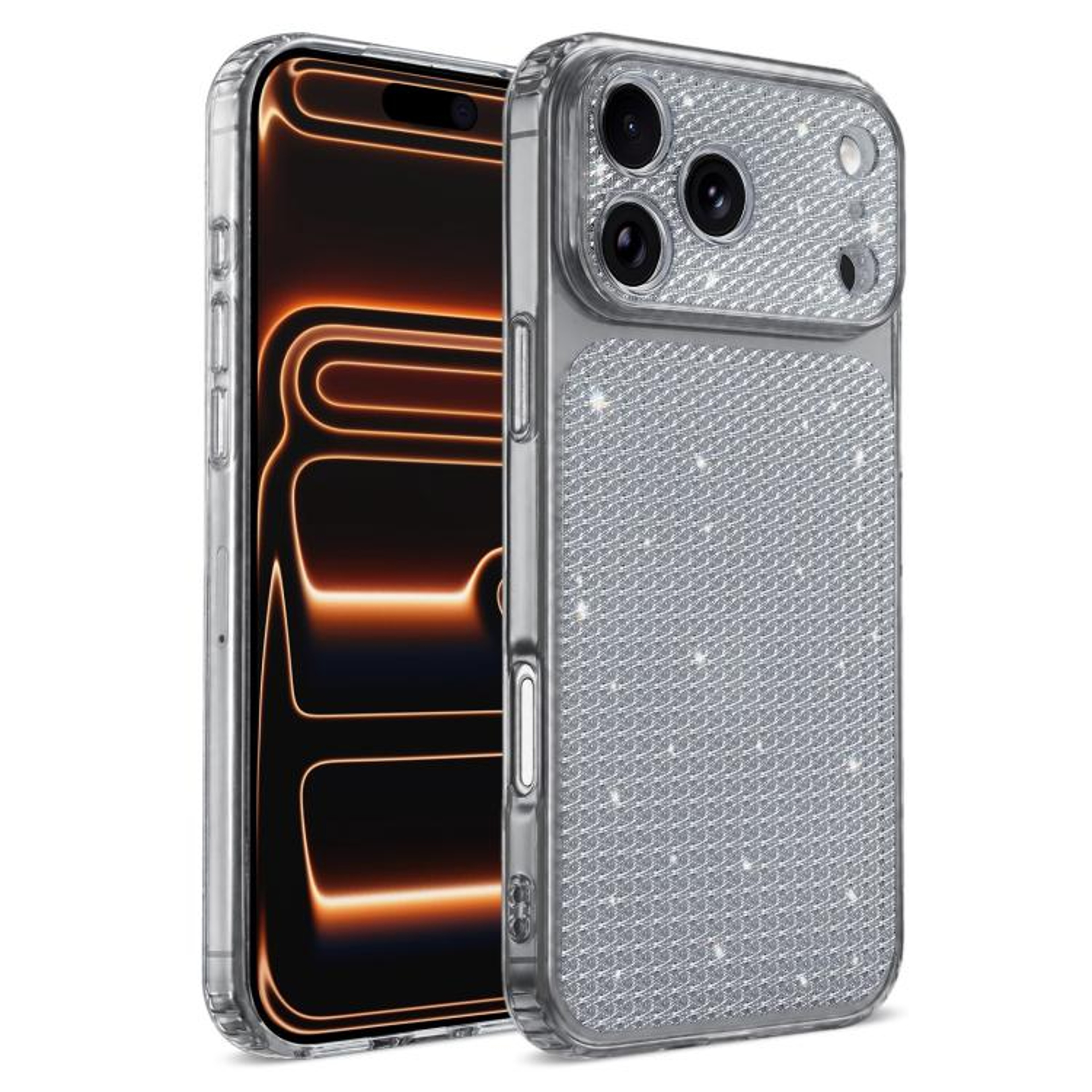 Luxury Glitter Diamond Shockproof IPhone 17 Pro Case With Airbag Protection 8
