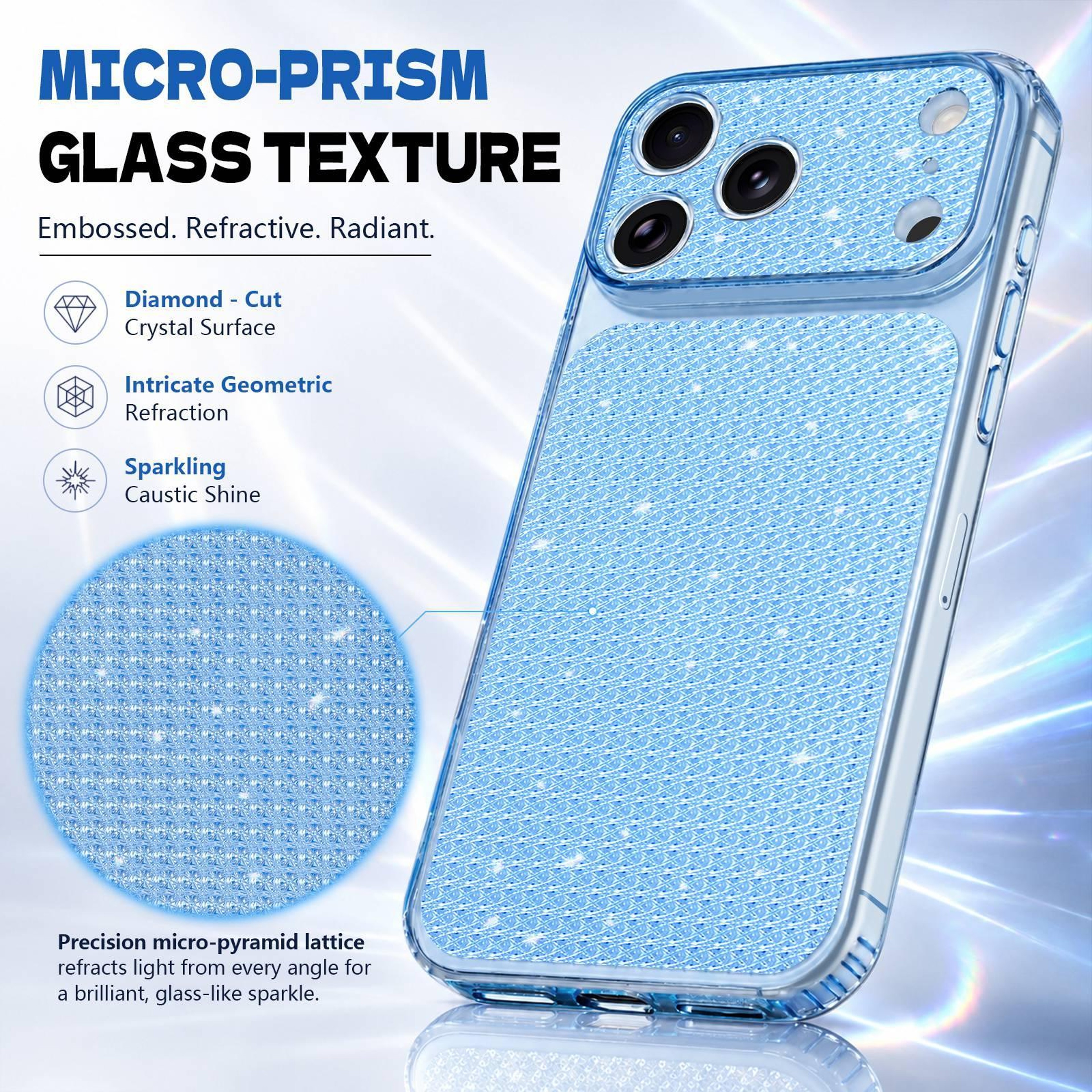 Luxury IPhone 16 Pro Max Glitter Case With Diamond Rhinestones  Shockproof Airbag Protection 4