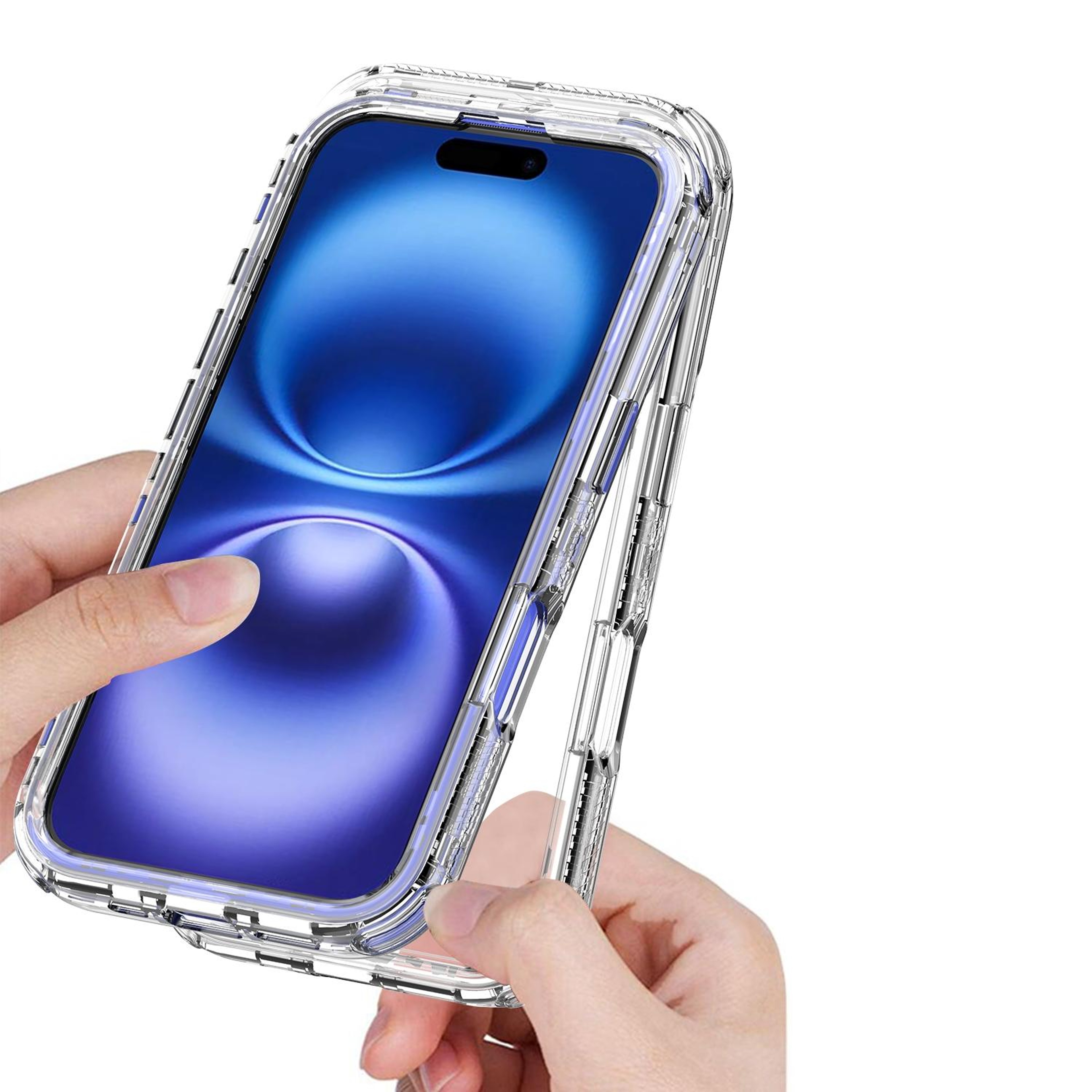 iPhone 16 Clear Acrylic Case with Slim TPU Protection – view 4