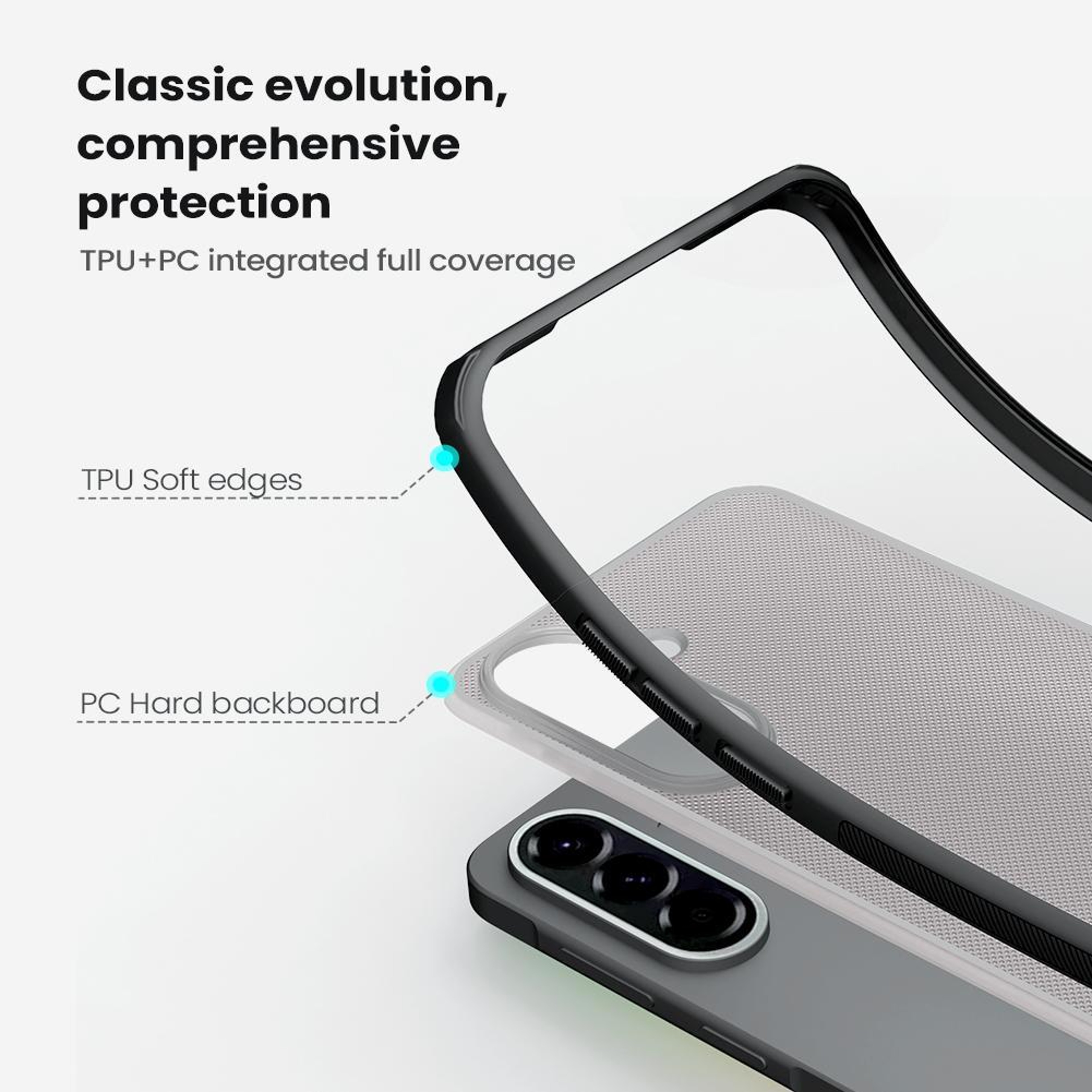 Super Frosted Shield Pro Samsung Galaxy A57 5G Case with Shockproof PC TPU Protection – view 5