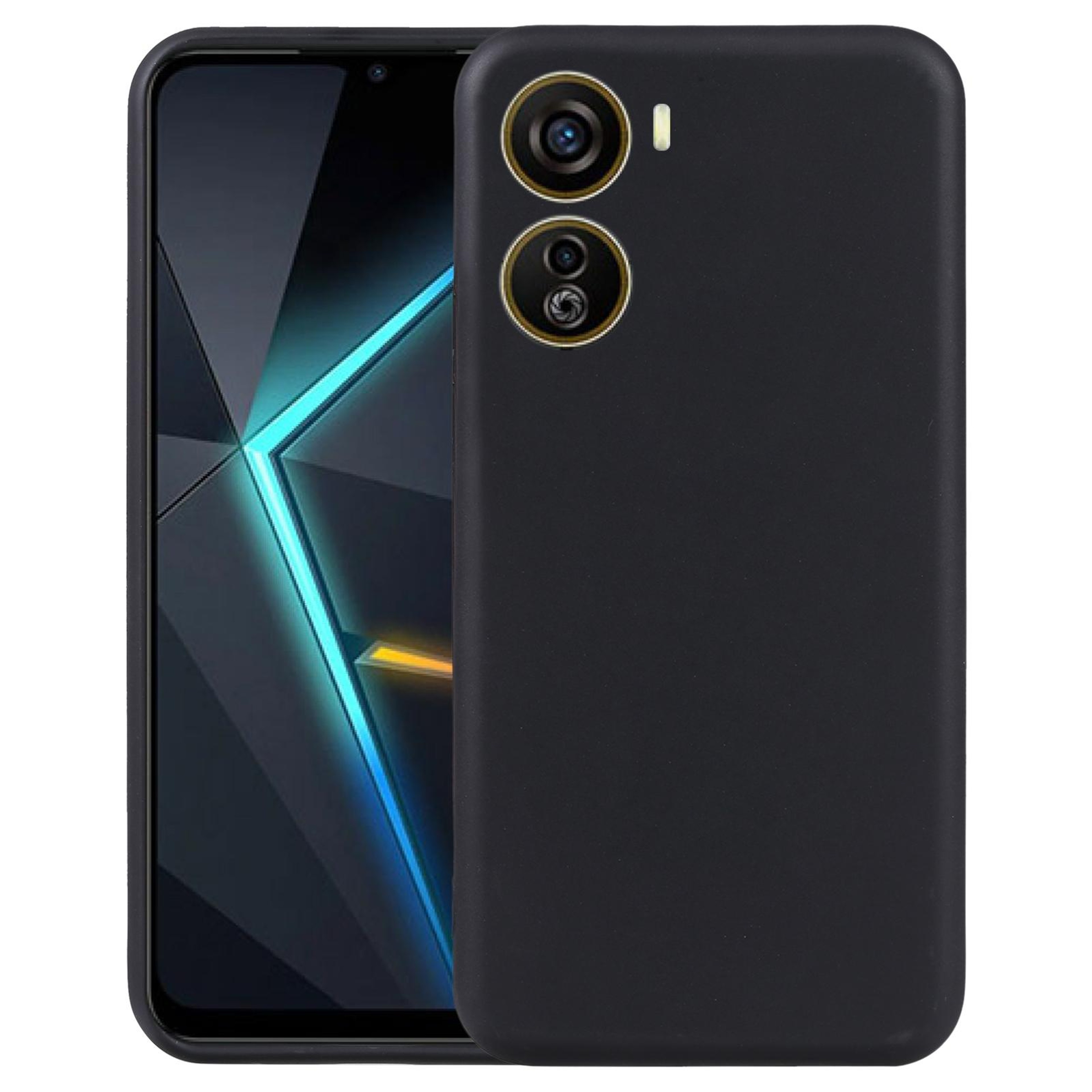 ZTE Nubia Neo 5G Case Slim TPU Protective Cover Black – view 1
