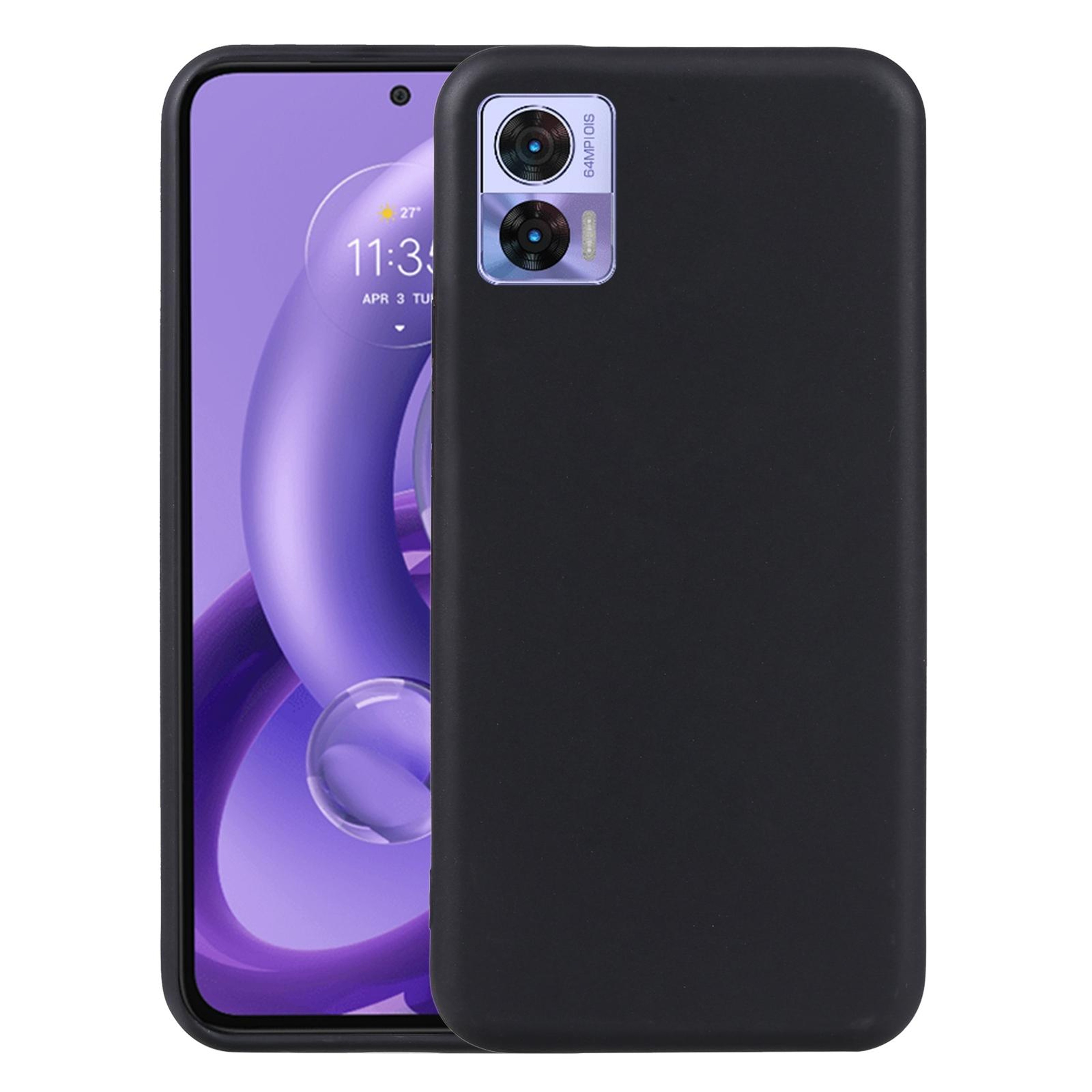 Motorola Edge 40 Neo Case Slim Black TPU Protective Cover – view 1