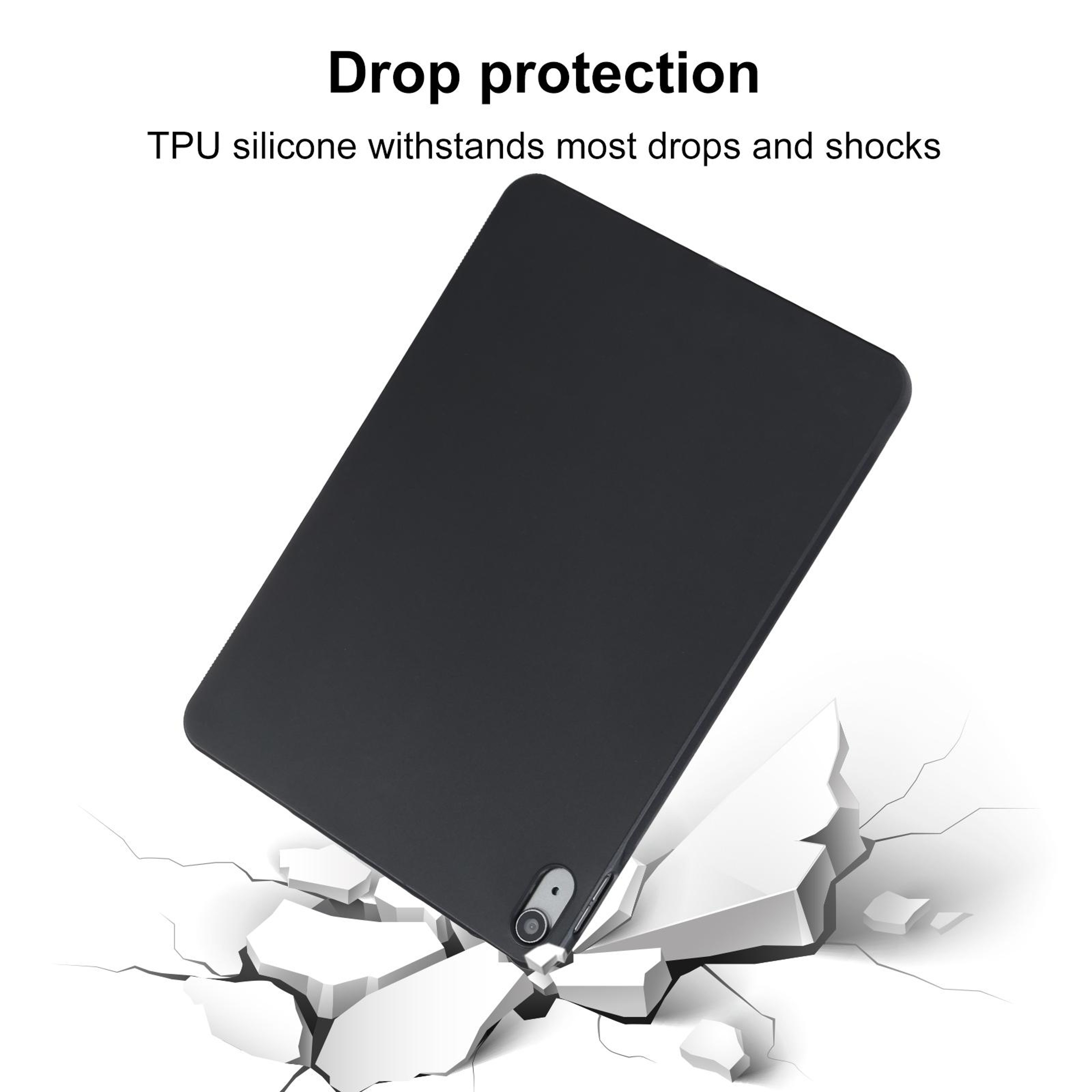 Lenovo Tab M8 4th Gen Case Slim Protective TPU Cover Black – view 5