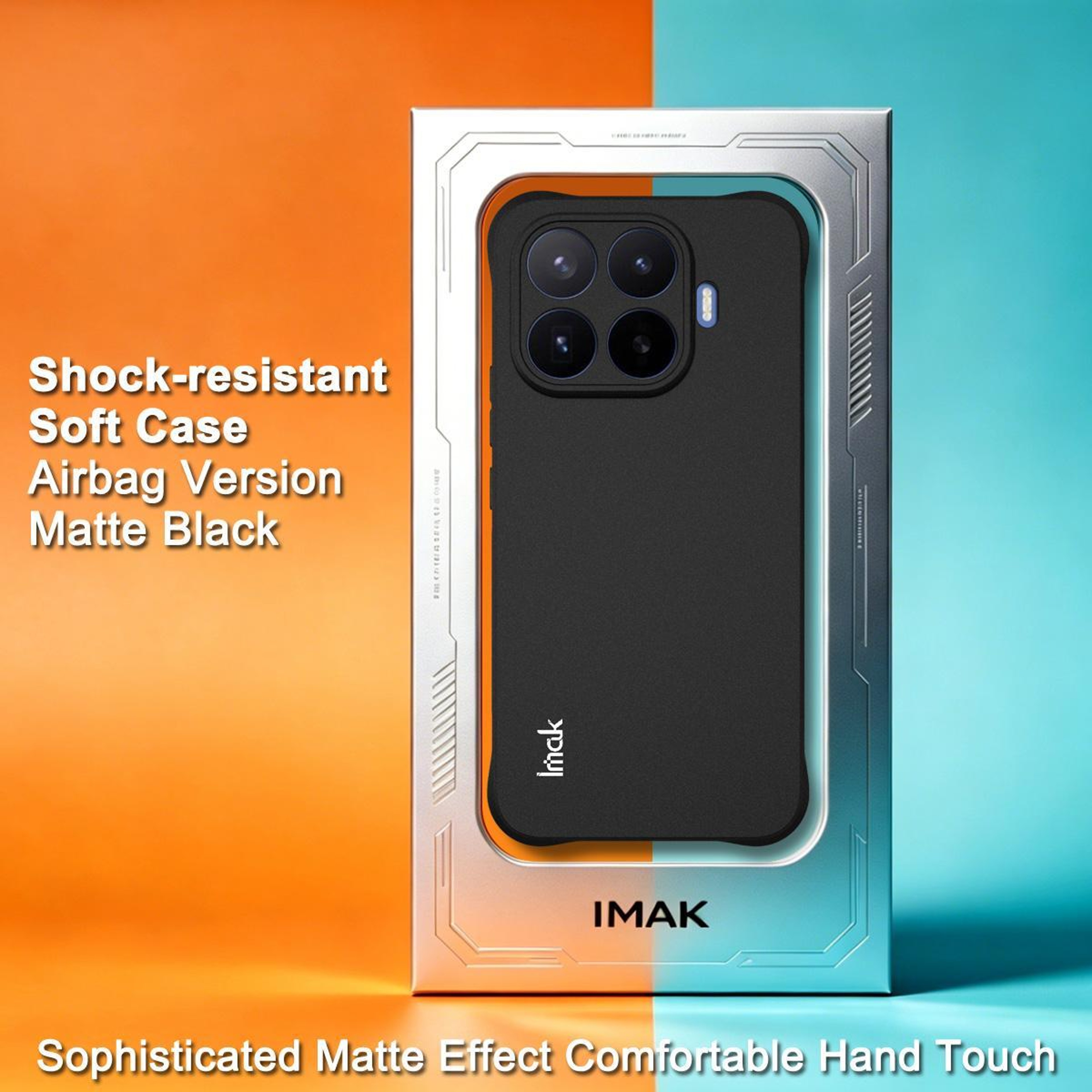 imak Xiaomi 17T Pro 5G Shockproof Airbag TPU Case Matte Black – view 2