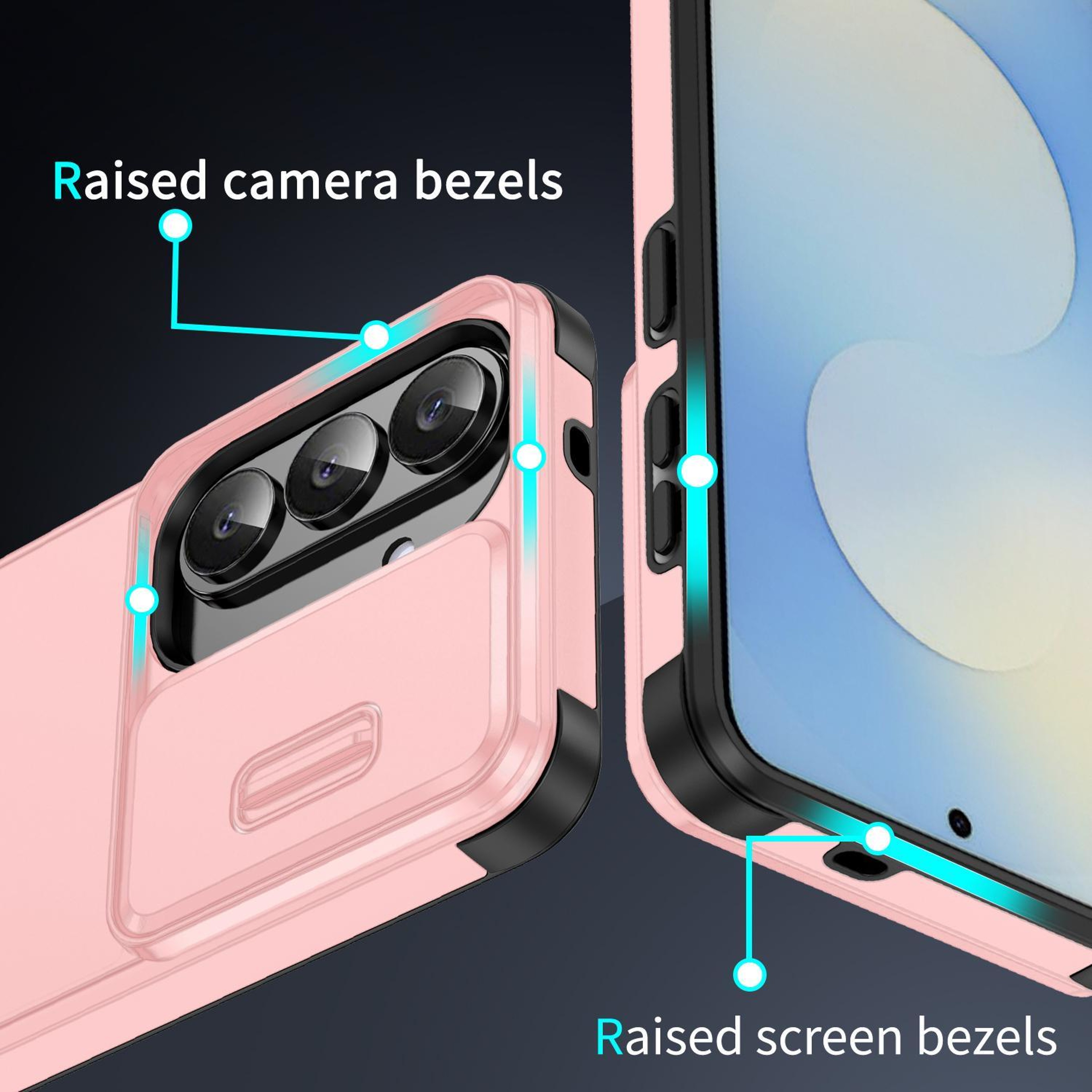 Samsung Galaxy S26 5G CamShield Case With Sliding Camera Cover And Shockproof TPU PC Protection 5