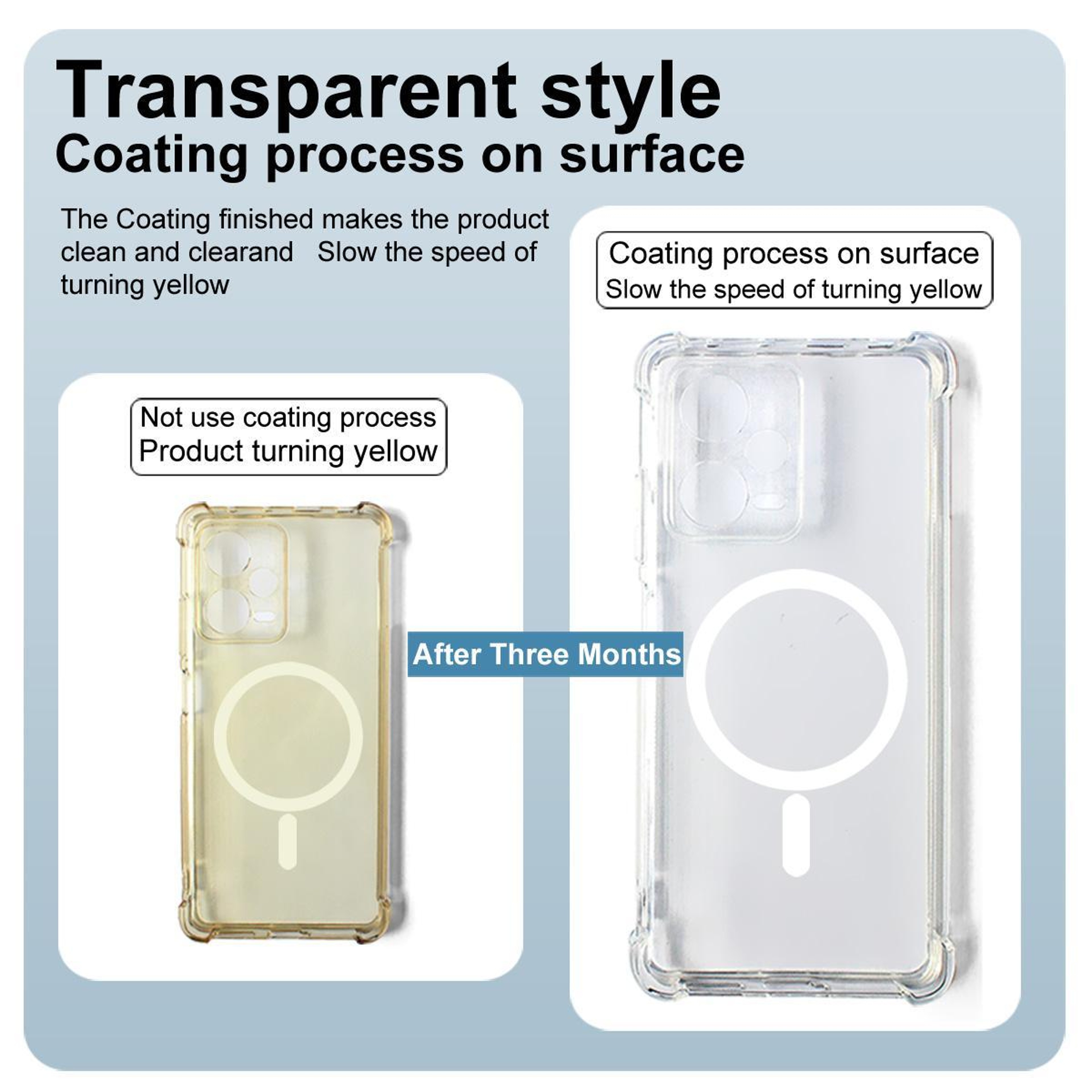 imak vivo X300s Case Clear Magnetic Shockproof Airbag TPU Cover – view 11