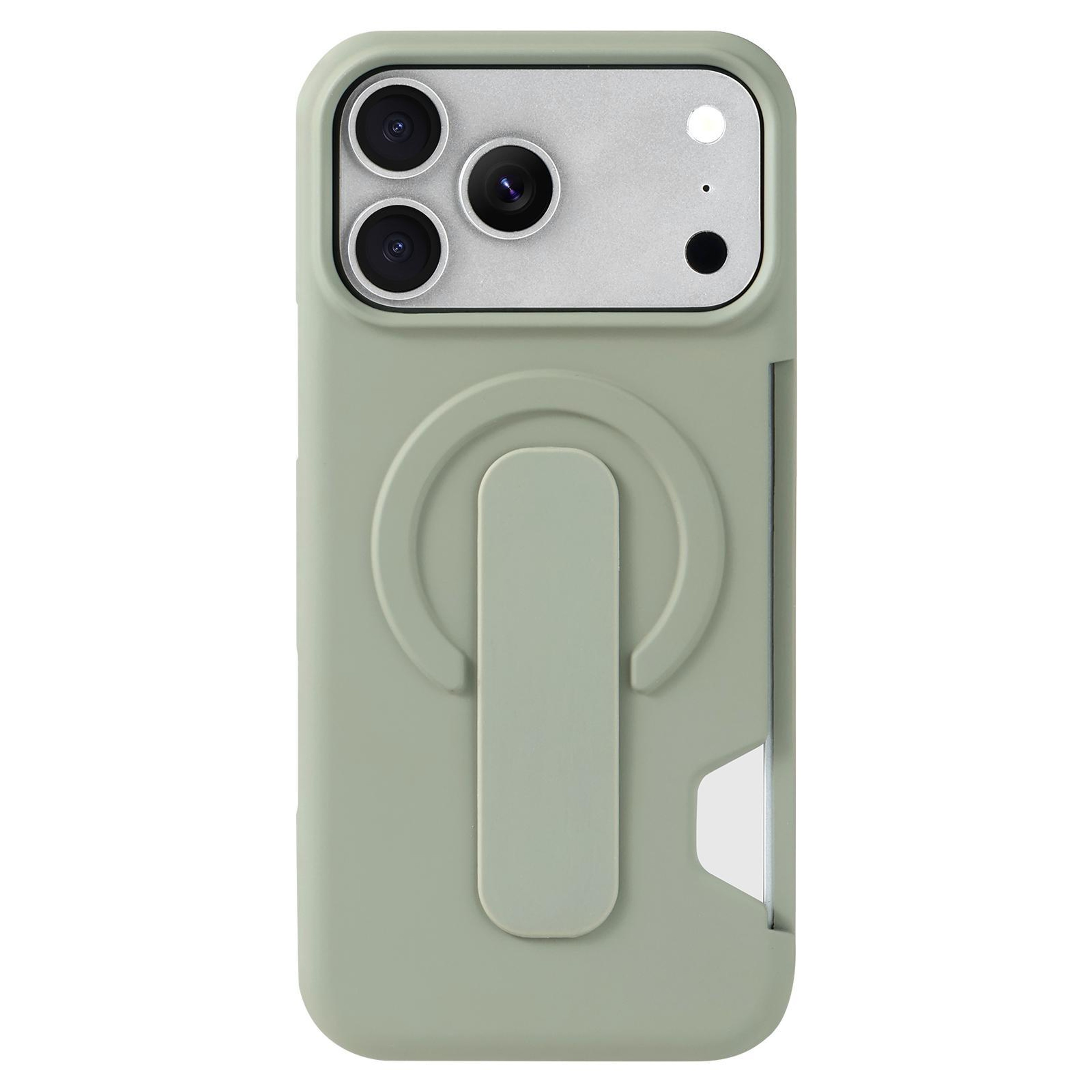 IPhone 17 Pro Magnetic Wallet Case With Card Holder And Kickstand 0