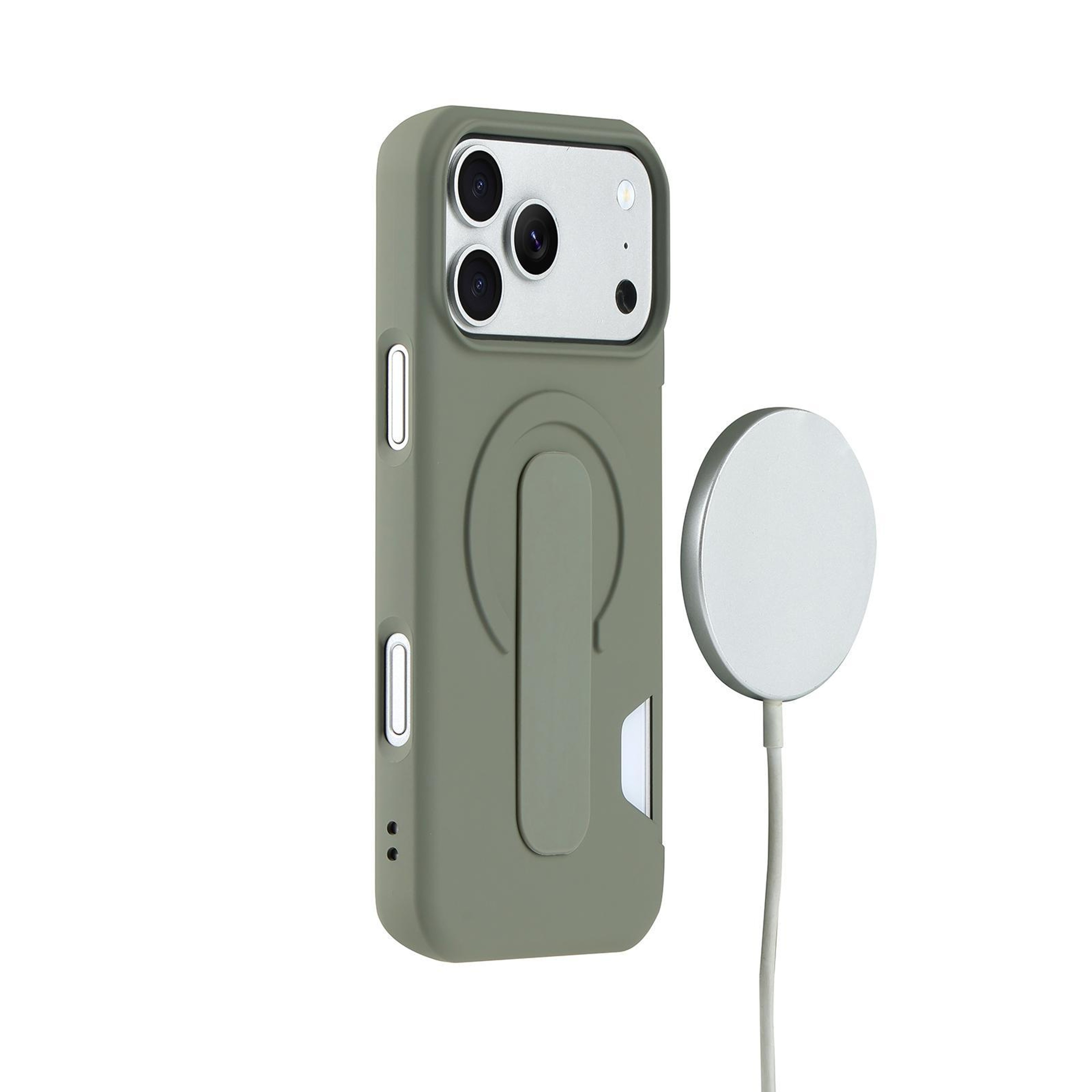 IPhone 17 Magnetic Wallet Case With Card Holder And Kickstand 1