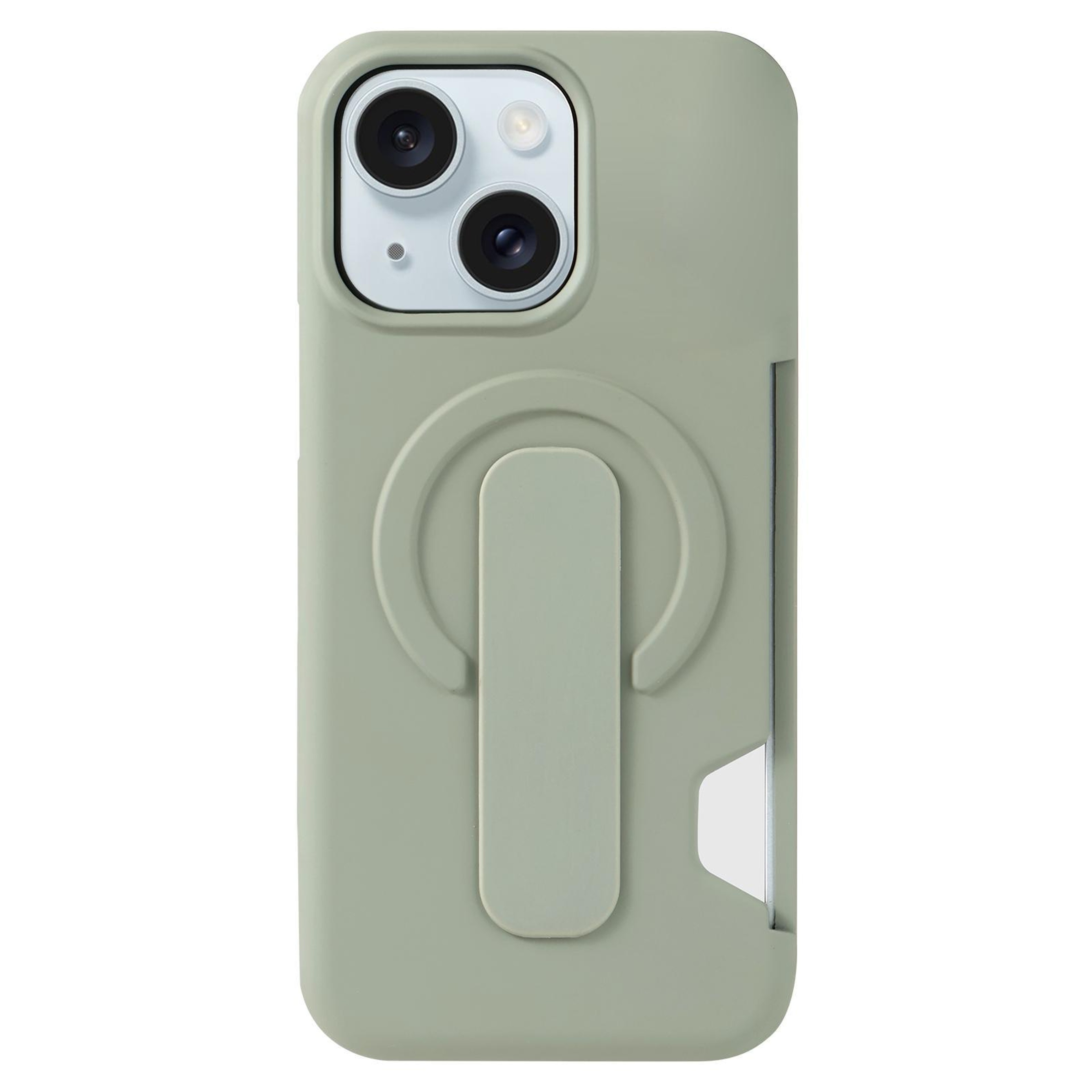 IPhone 15 Magnetic Wallet Case With Card Holder And Kickstand 0