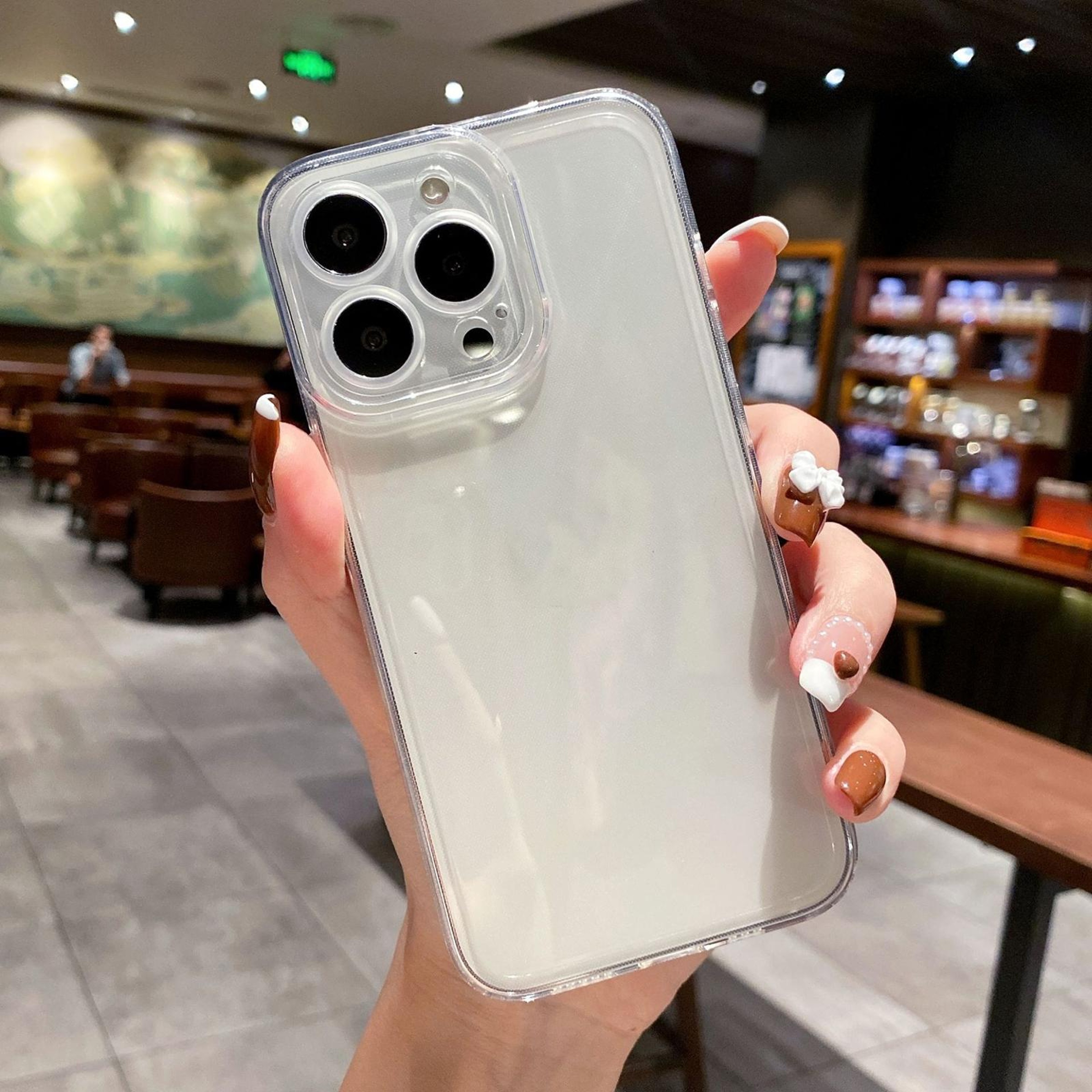 iPhone 17 Pro Max Clear TPU Case with Full Edge Shockproof Protection – view 4