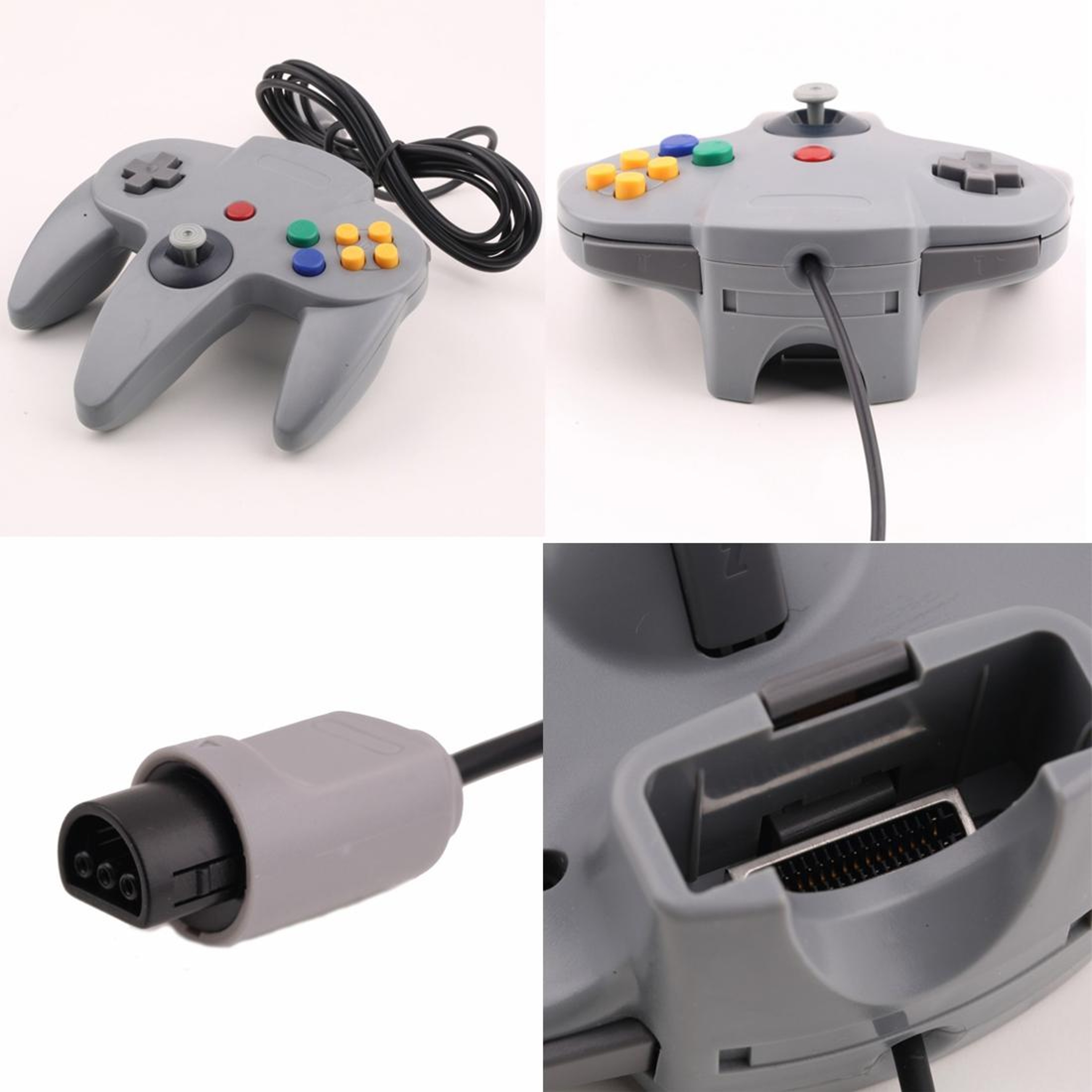 Classic Nintendo 64 Controller Wired N64 Gamepad With Ergonomic Plug And Play Design 3