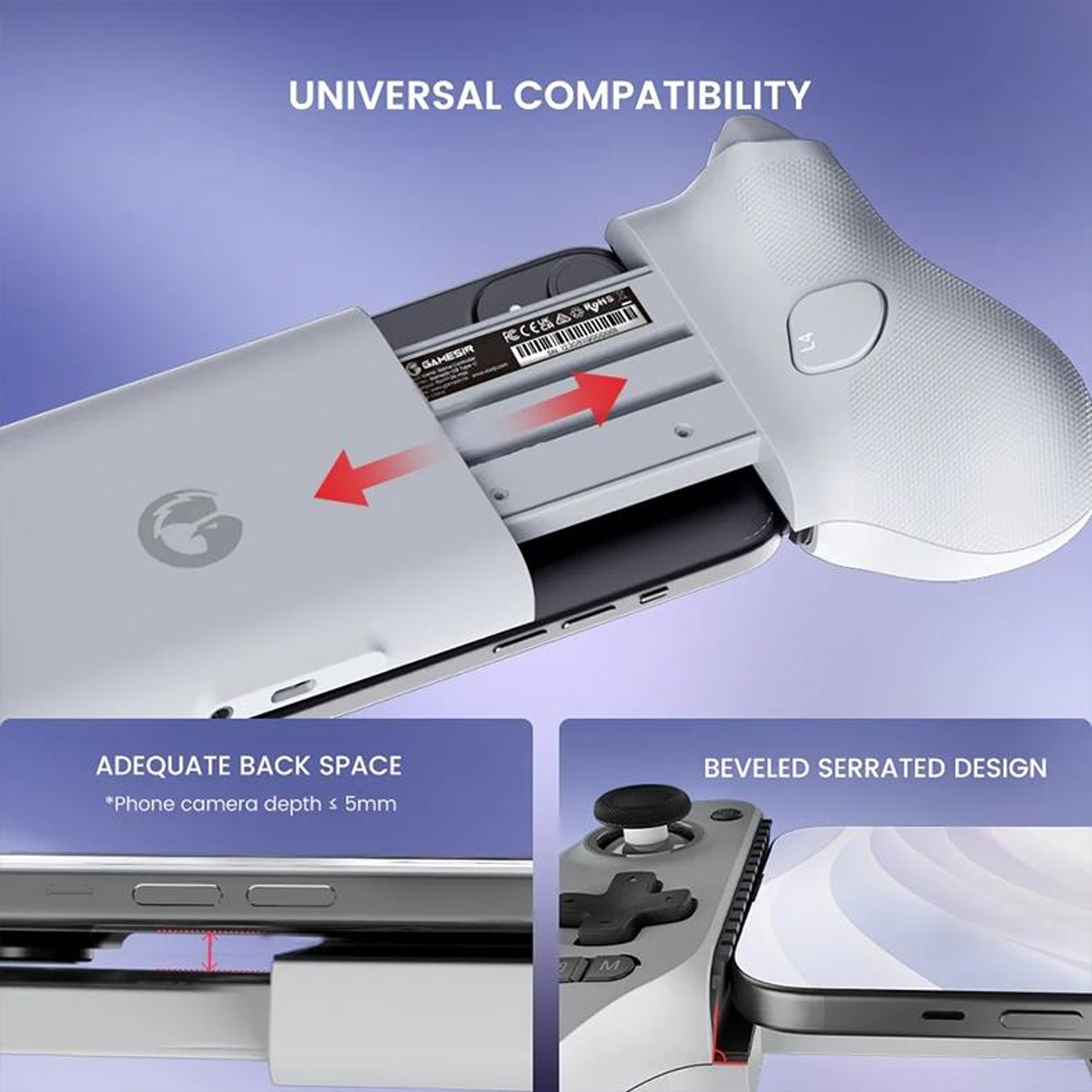 GameSir G8 Sagittarius USBC Mobile Gaming Controller With Hall Effect Joysticks For IPhone 15 And A 4