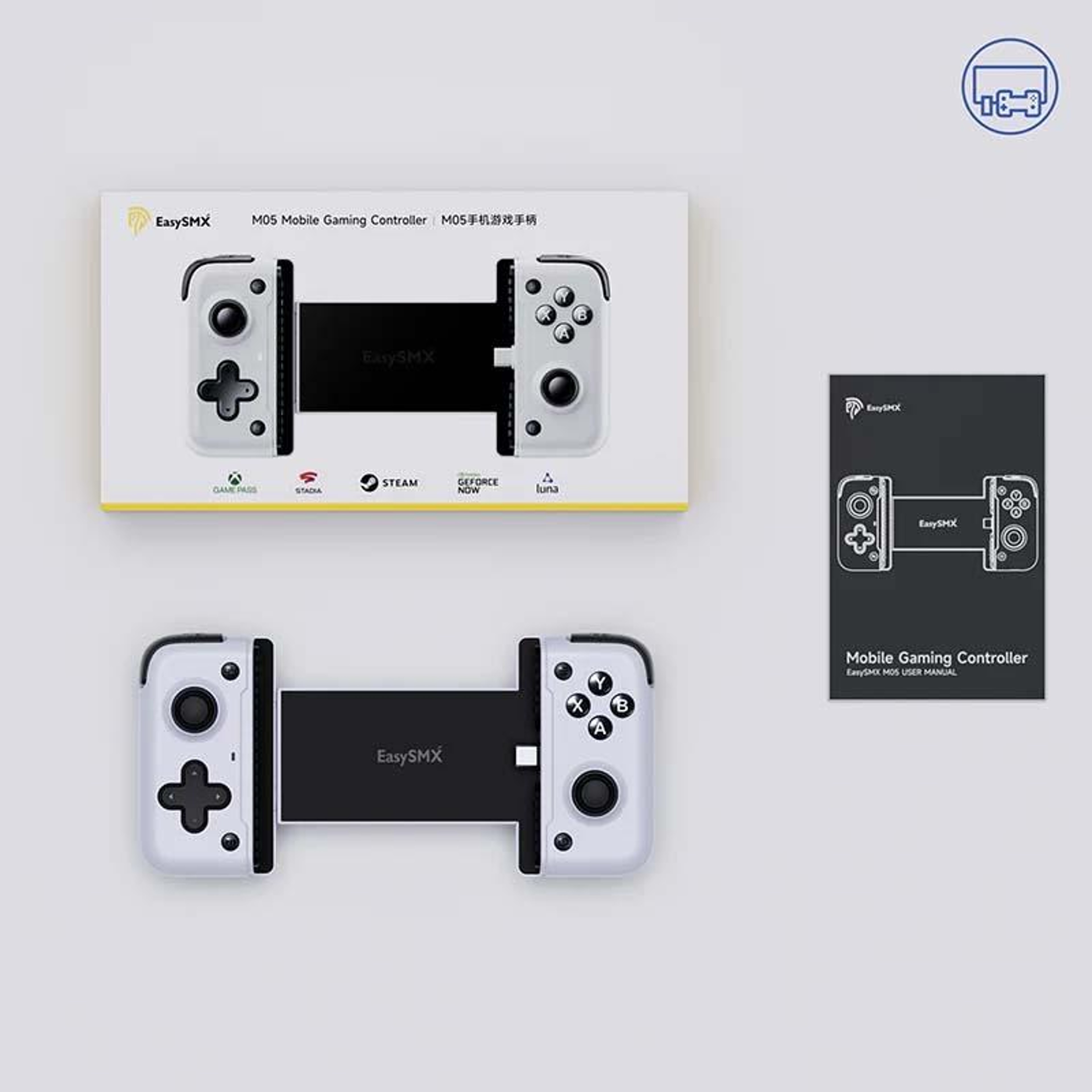 EasySMX M05 Mobile Gaming Controller with Hall Effect Triggers for iPhone 15 and Android USB-C Phones – view 6
