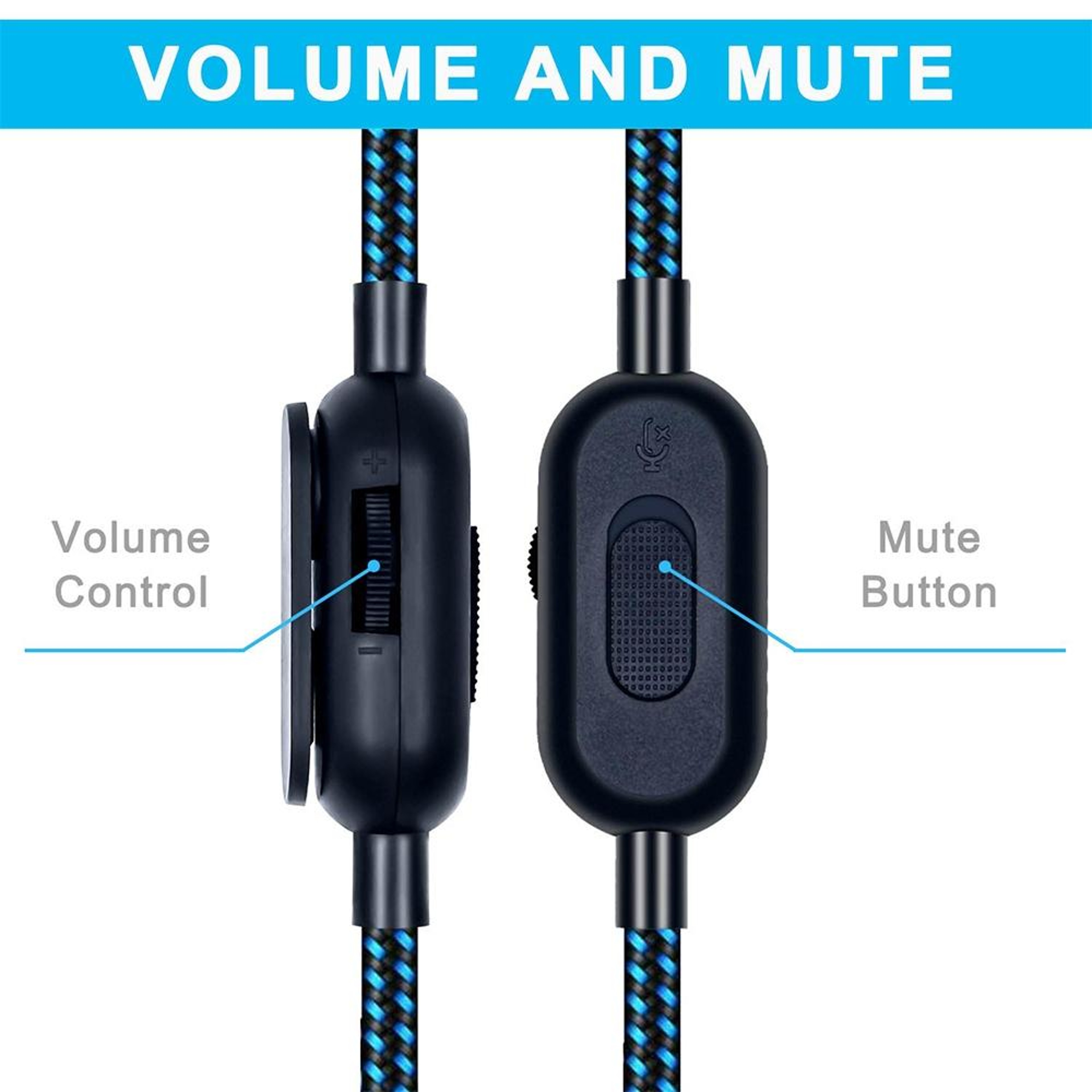 ZS0162 Astro A10 Replacement Cable 2m with Inline Mute and Volume Control for A10 A40 – view 4