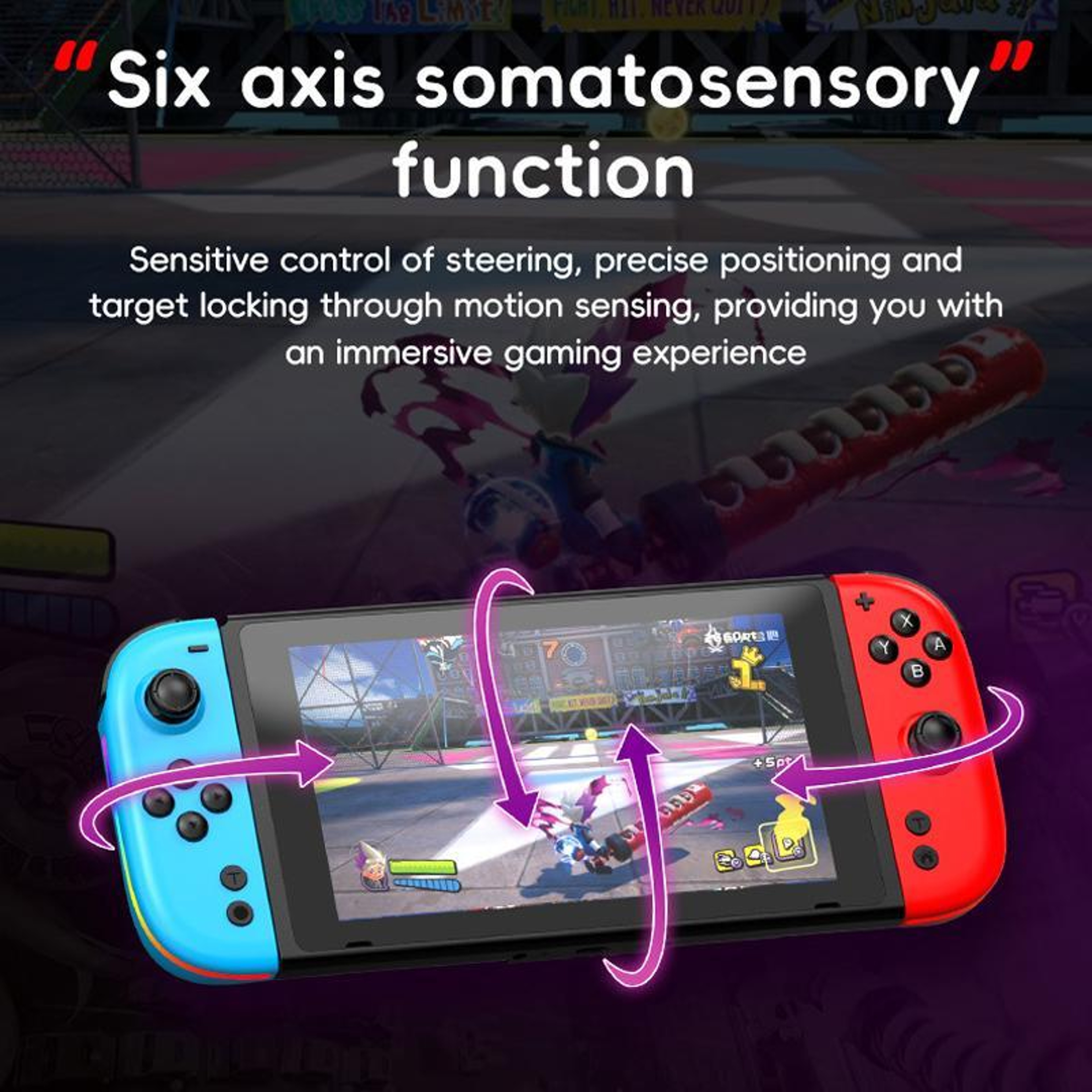 JOY-05 Nintendo Switch Controllers with TMR Hall Effect Joysticks, 6-Axis Motion and RGB – view 10