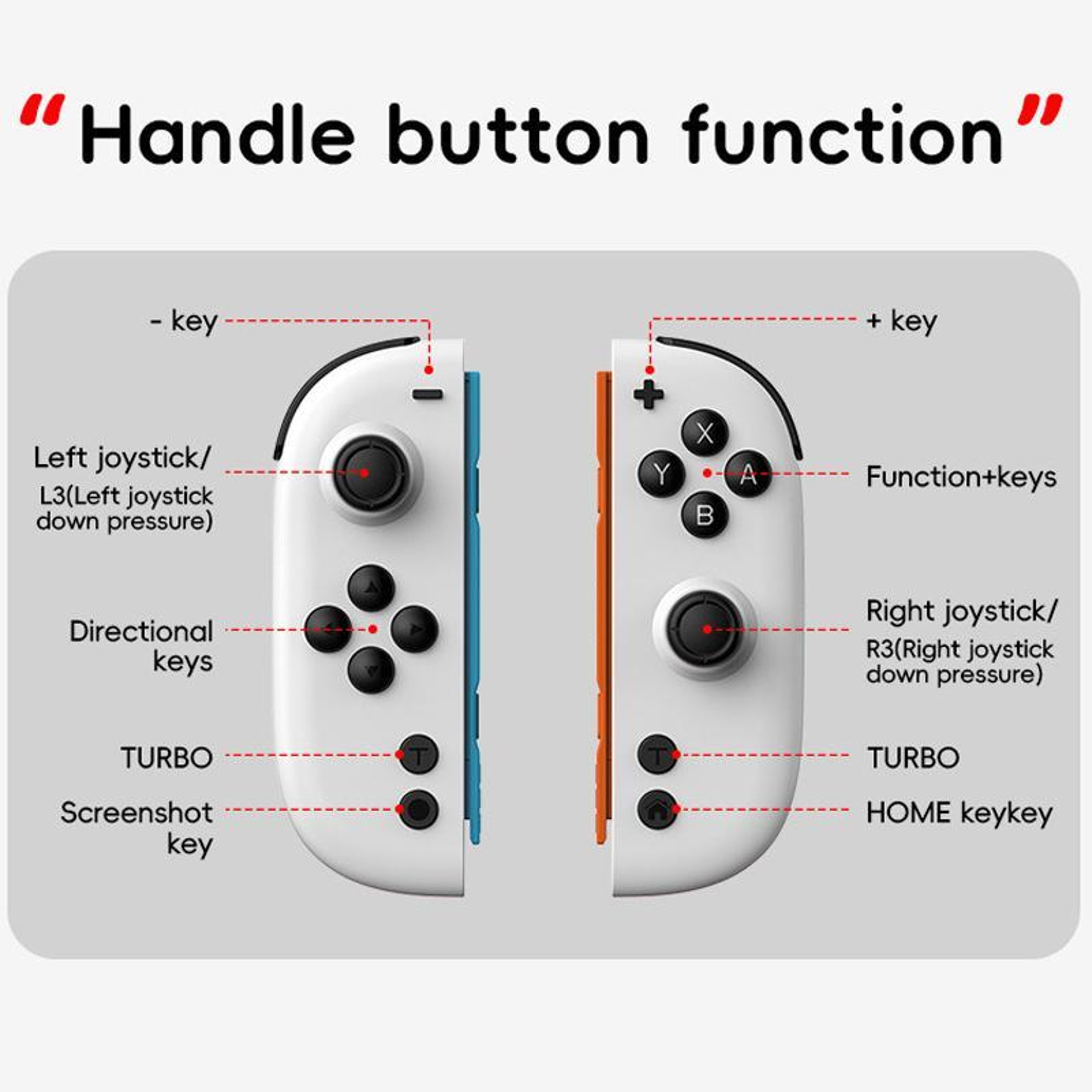 JOY-05 Nintendo Switch Controllers with TMR Hall Effect Joysticks, 6-Axis Motion and RGB – view 4