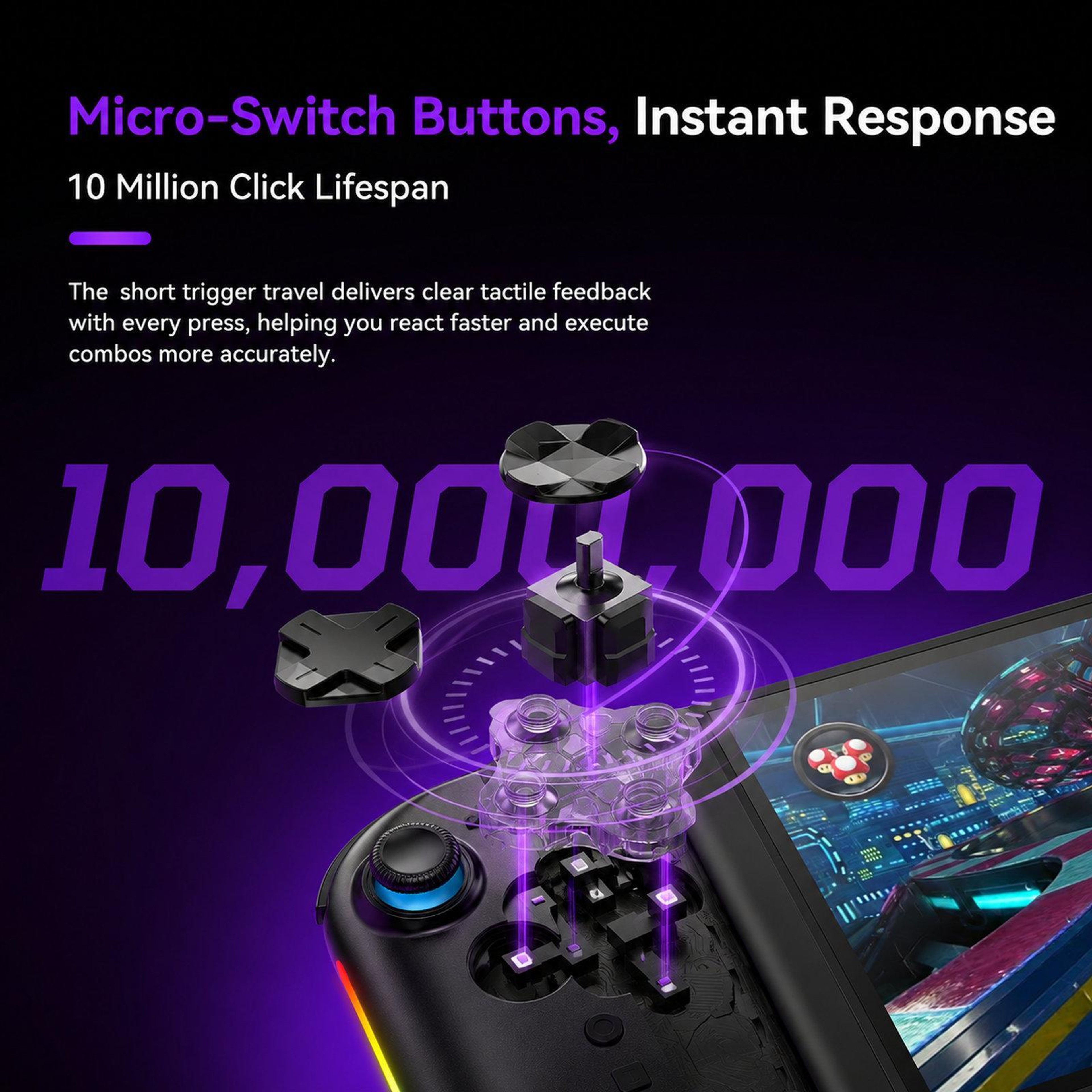 Nintendo Switch 2 Magnetic Controller with Hall Effect Joysticks, RGB and 9-Axis Motion – view 15