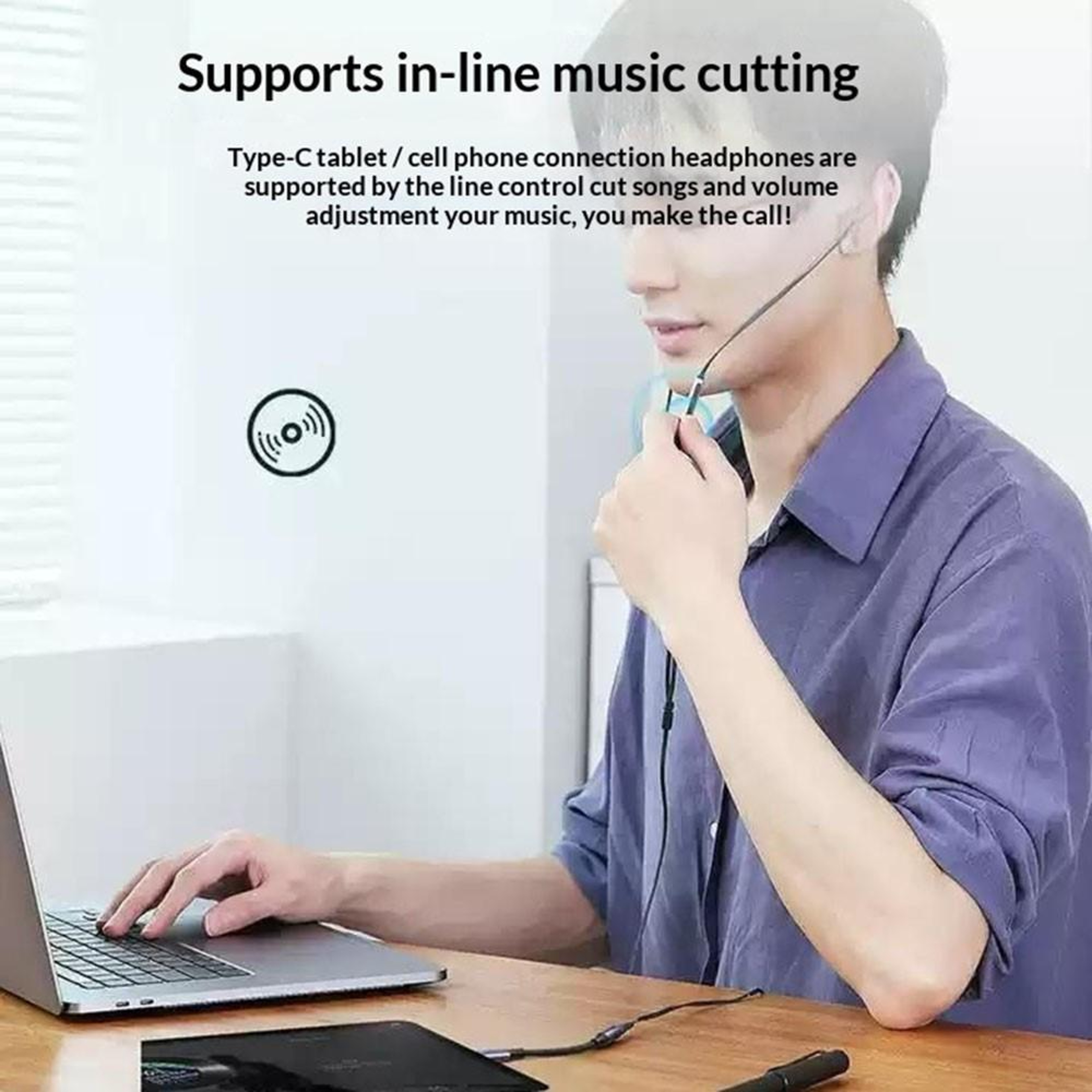UGREEN CM992 USB C to 3.5mm Headphone Adapter with HiFi DAC – view 5