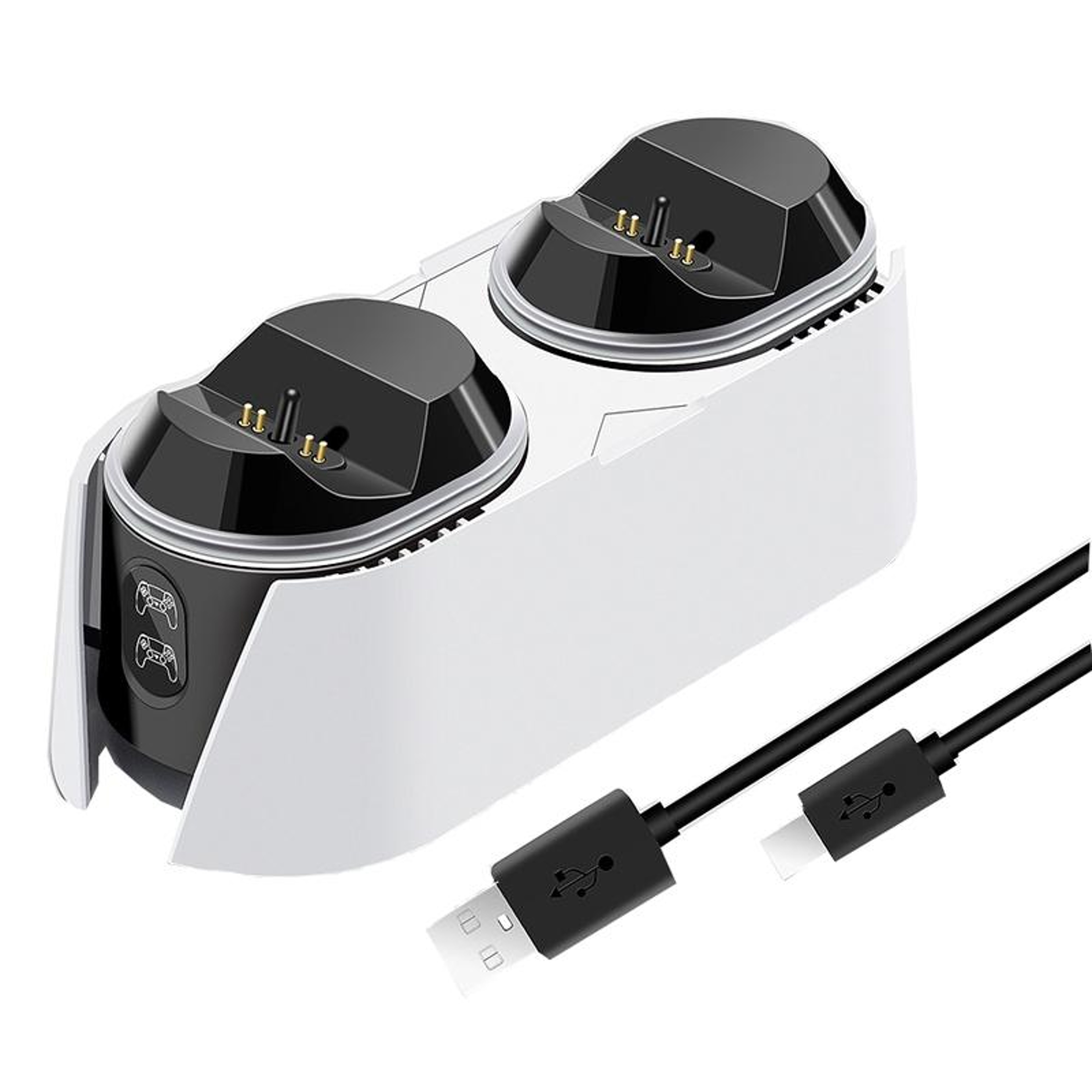 PS5 Controller Charging Station Dual Charging Dock with USB-C and Smart Protection – view 2