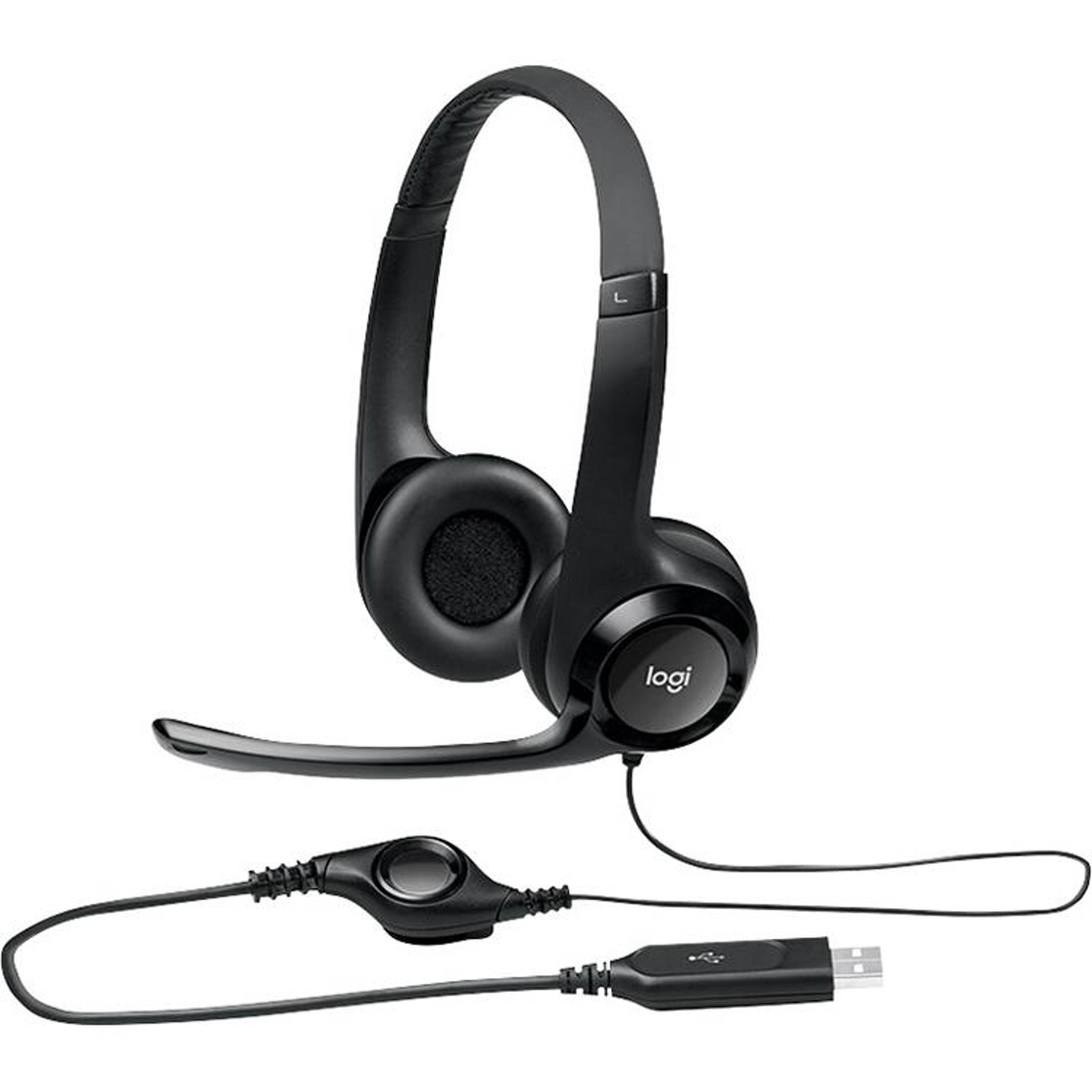 Logitech H390 USB Headset with Noise-Cancelling Microphone and Inline Controls – view 3