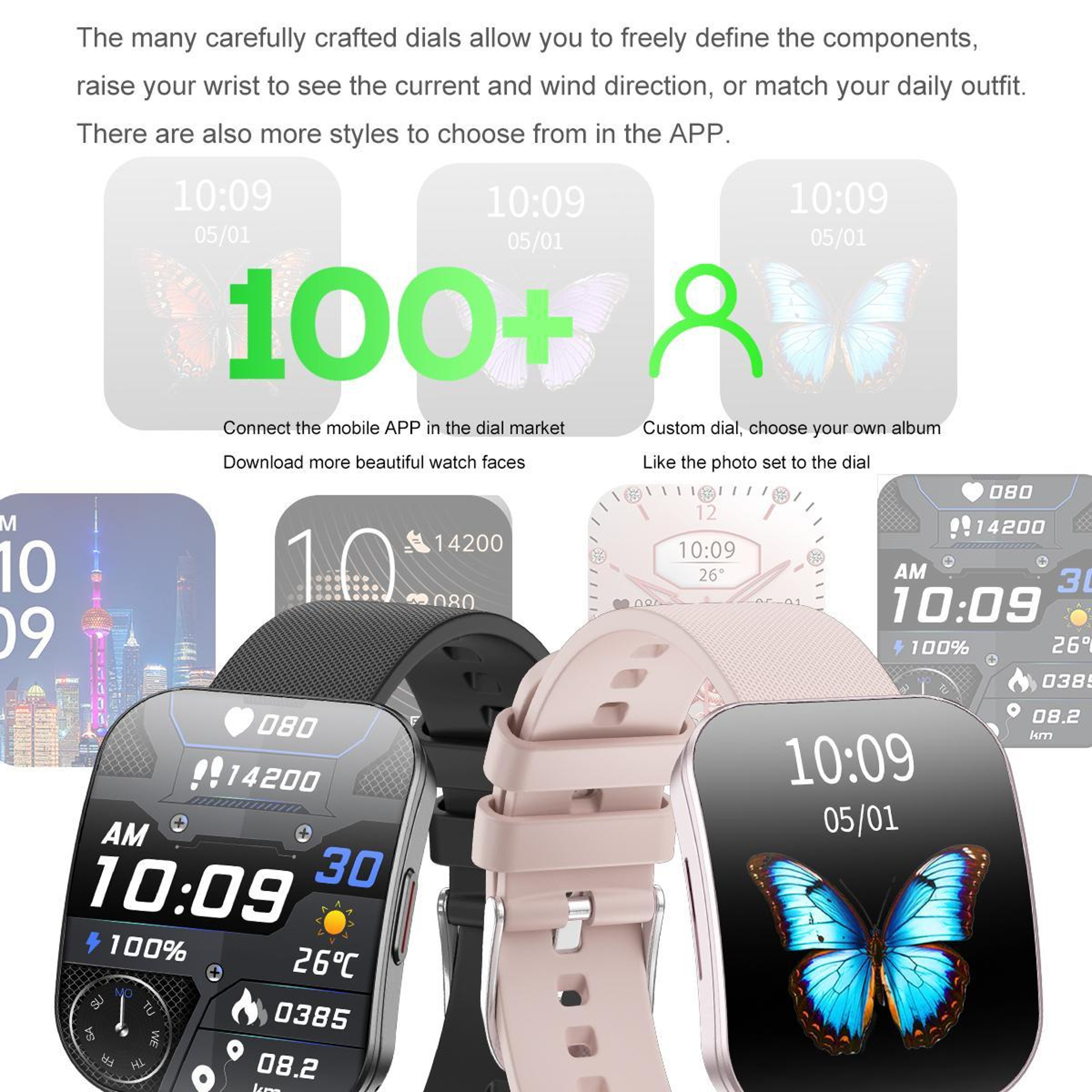 U17 1.85-Inch AMOLED Smartwatch with Bluetooth Calling and IP68 Waterproof Design – view 18