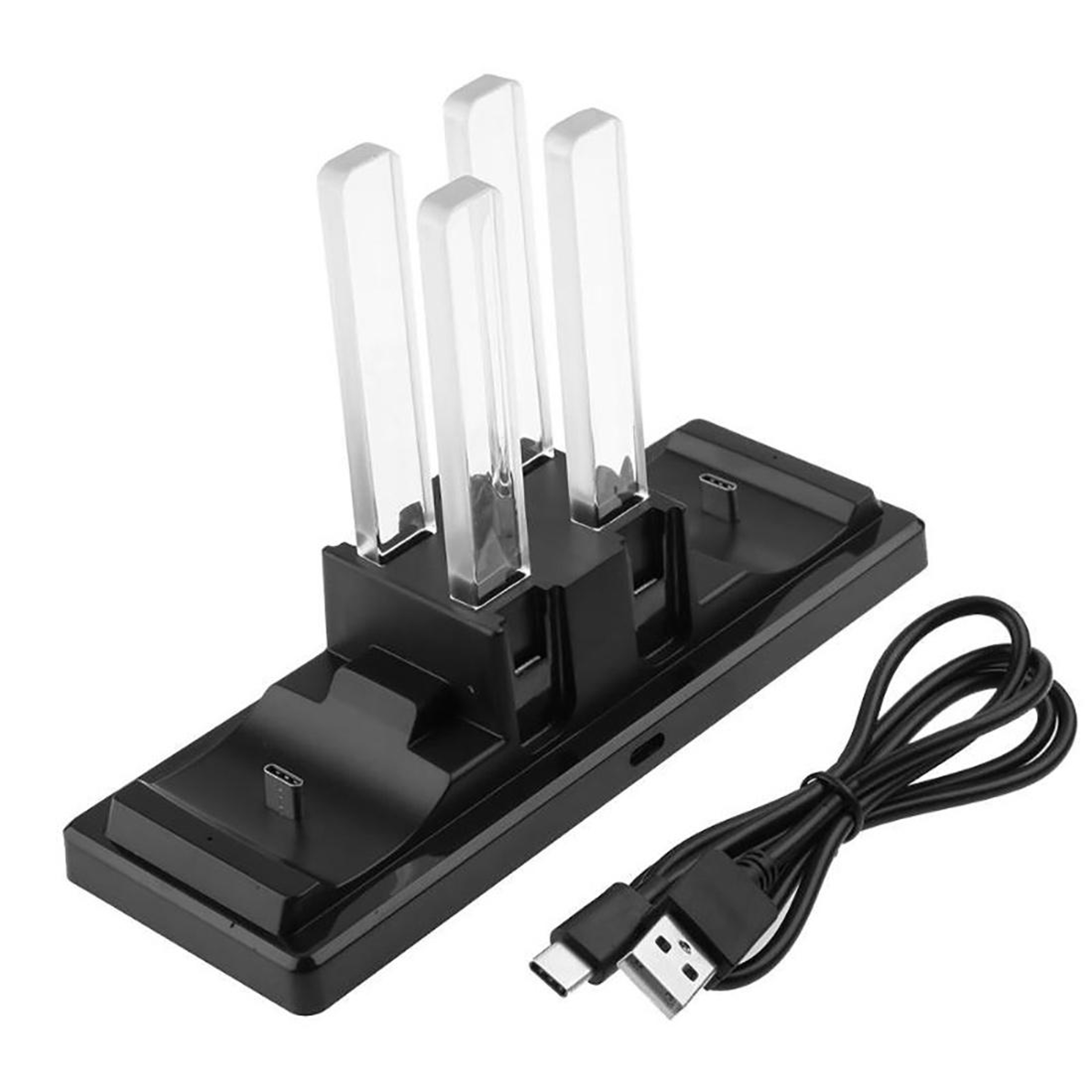 6-in-1 Nintendo Switch Charging Dock for Joy-Con and Pro Controllers with LED Indicators – view 1