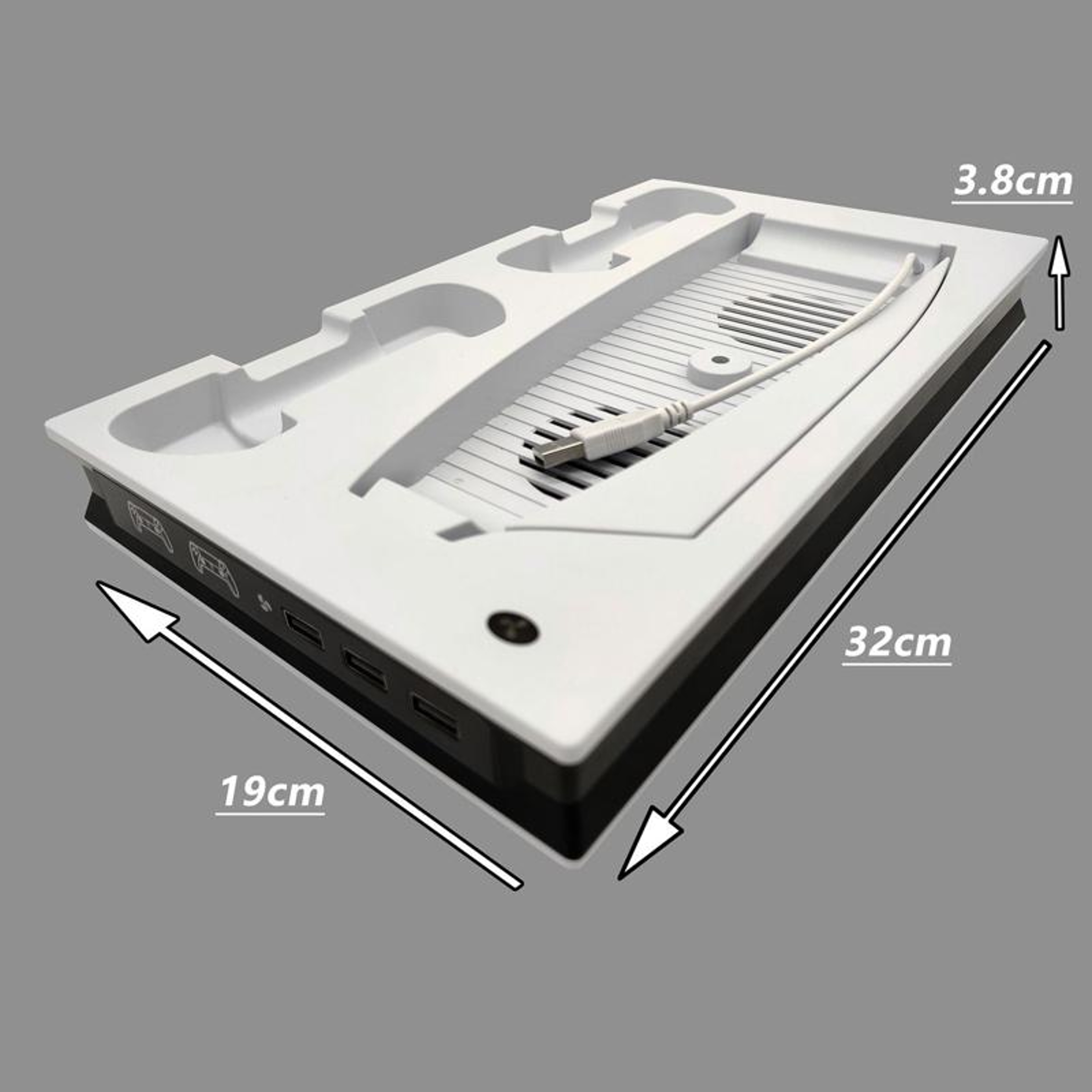 PS5 Cooling Stand with Dual Controller Charging Station and Cooling Fans – view 6