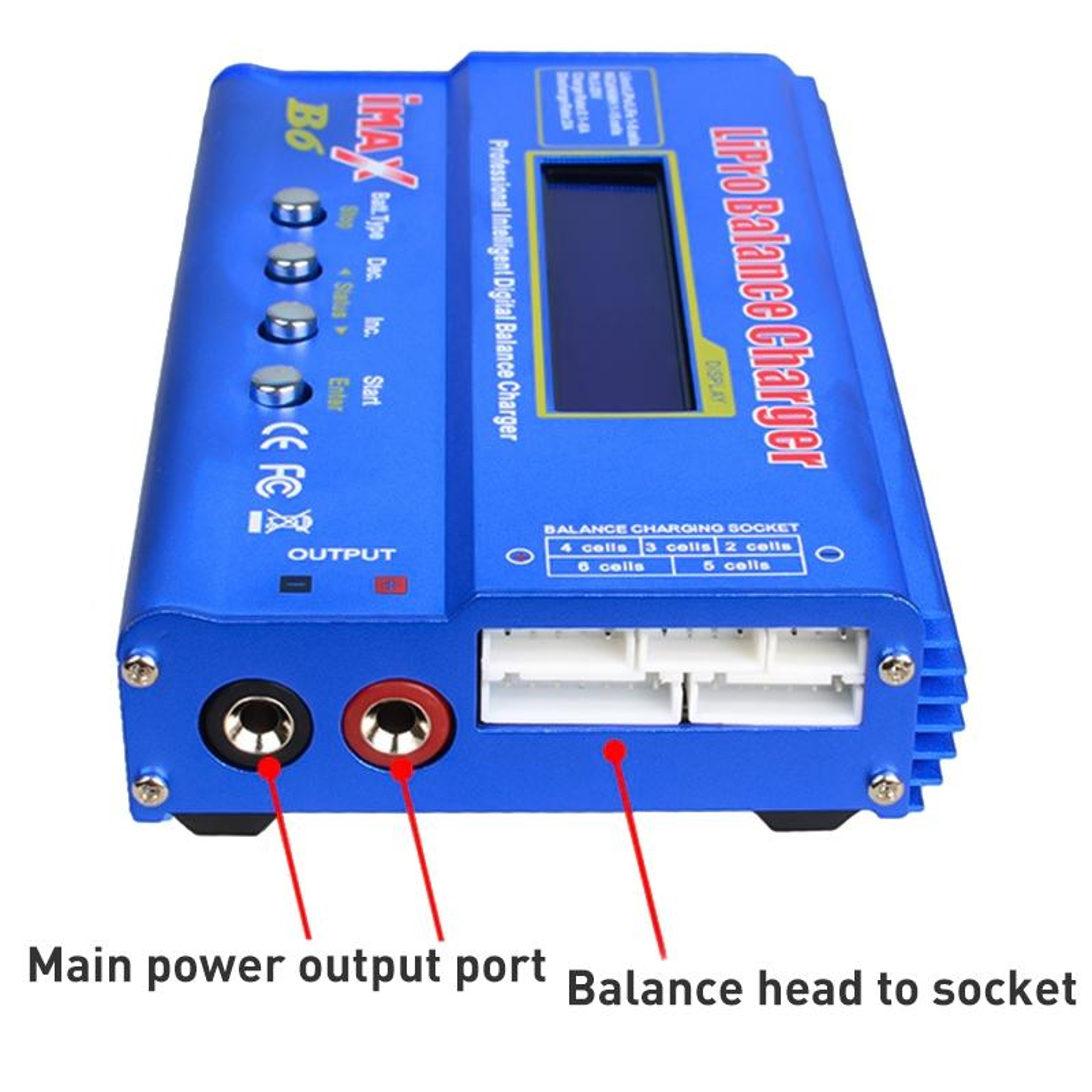 iMax B6 Charger LiPo Balance Charger for Li-ion LiFe NiMH NiCd Pb RC Batteries – view 4