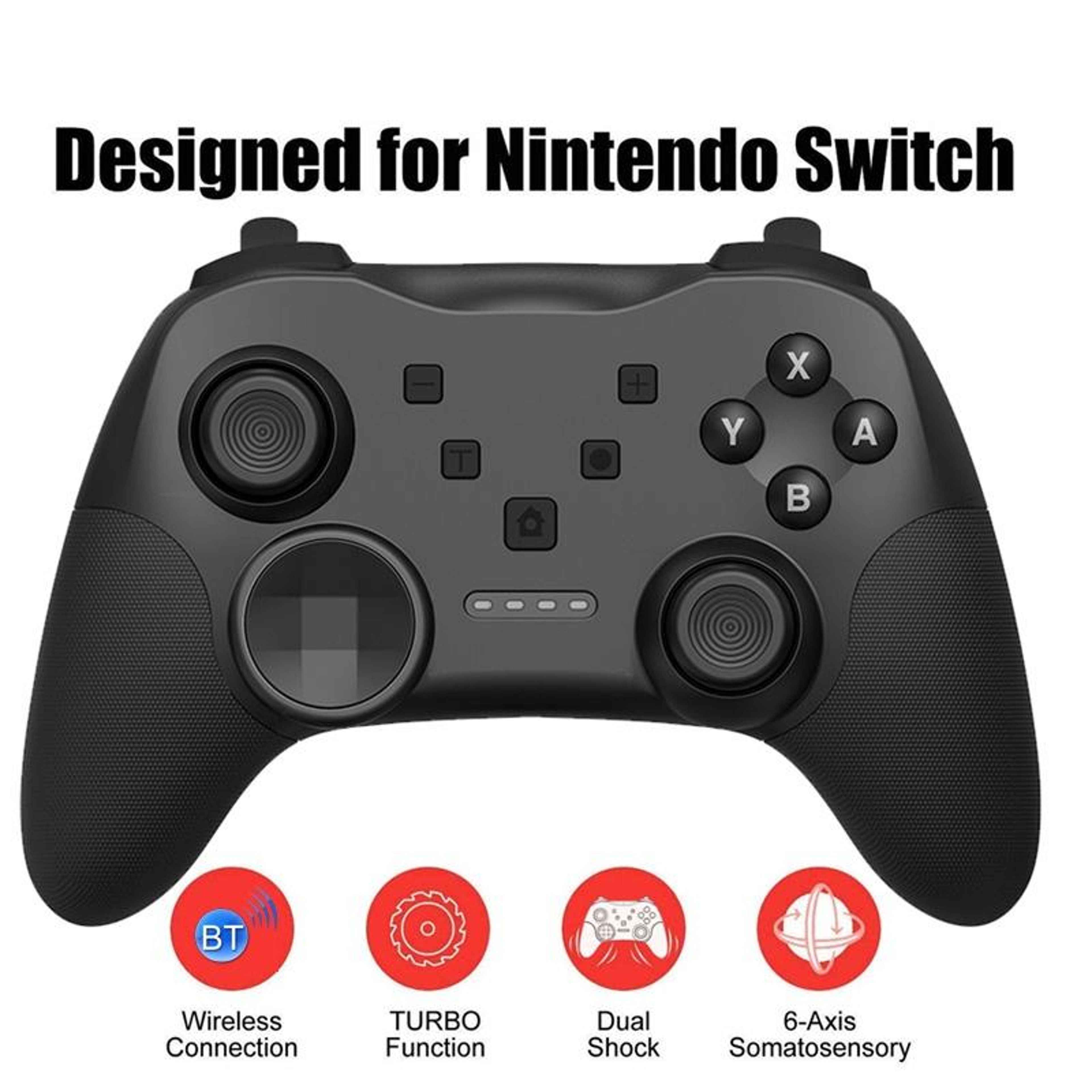 MB-S819 Wireless Nintendo Switch Controller with Gyro, Vibration and Wake-Up – view 2