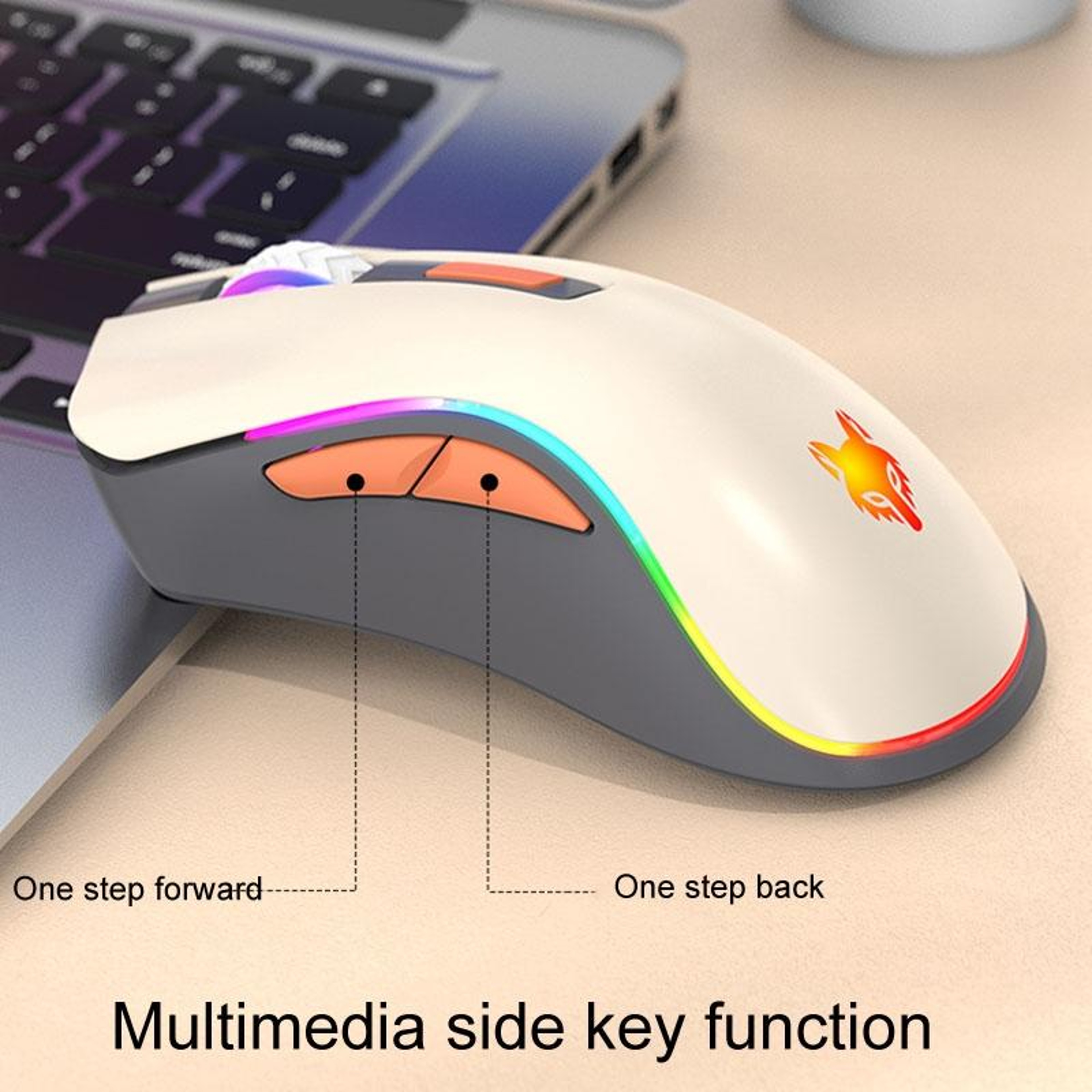 XUNSVFOX XYH52 Wireless Mouse with Bluetooth 2.4G, Rechargeable Silent Design and Adjustable DPI – view 5