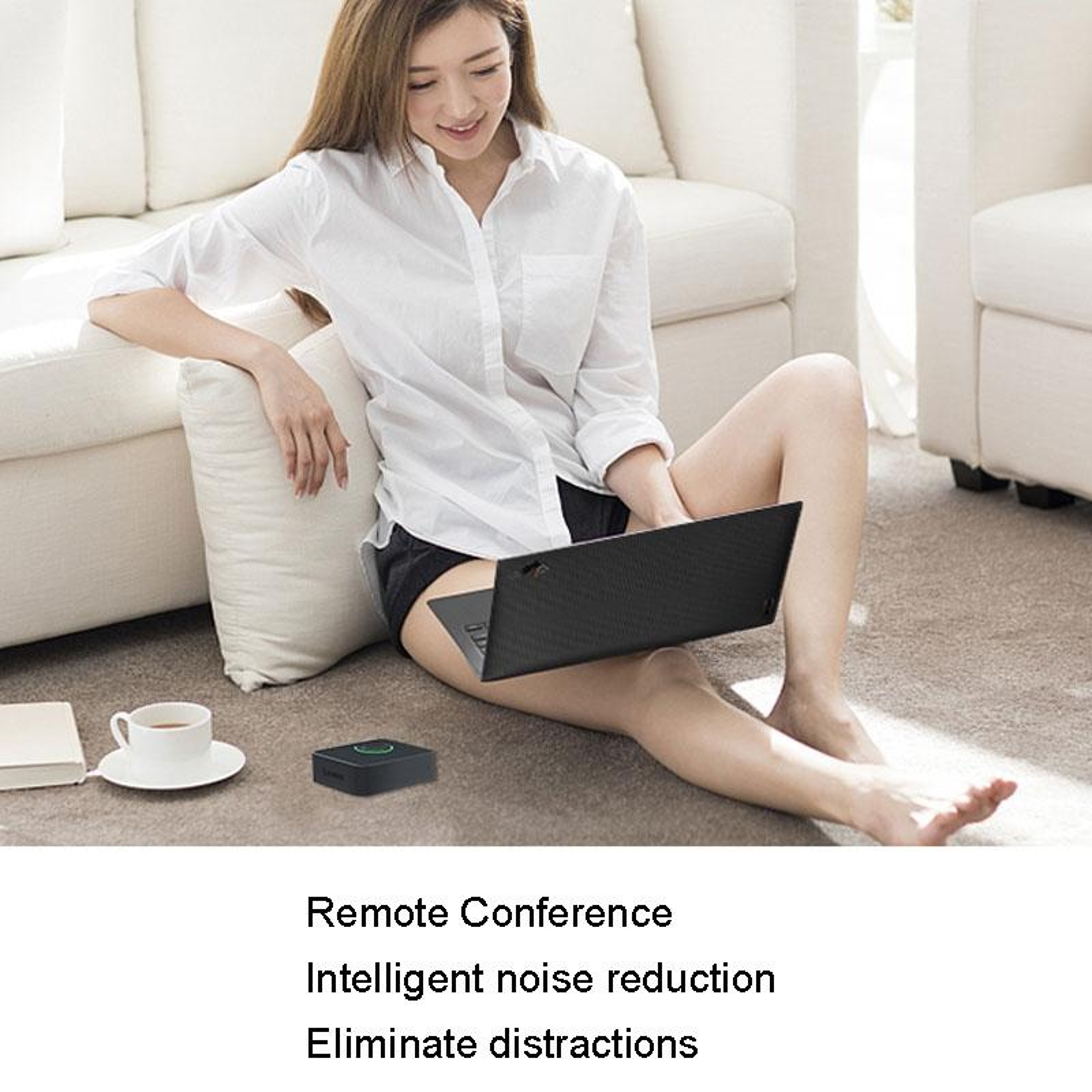 Lenovo Thinkplus MCP01 Bluetooth Conference Speakerphone with Omnidirectional Microphone – view 3