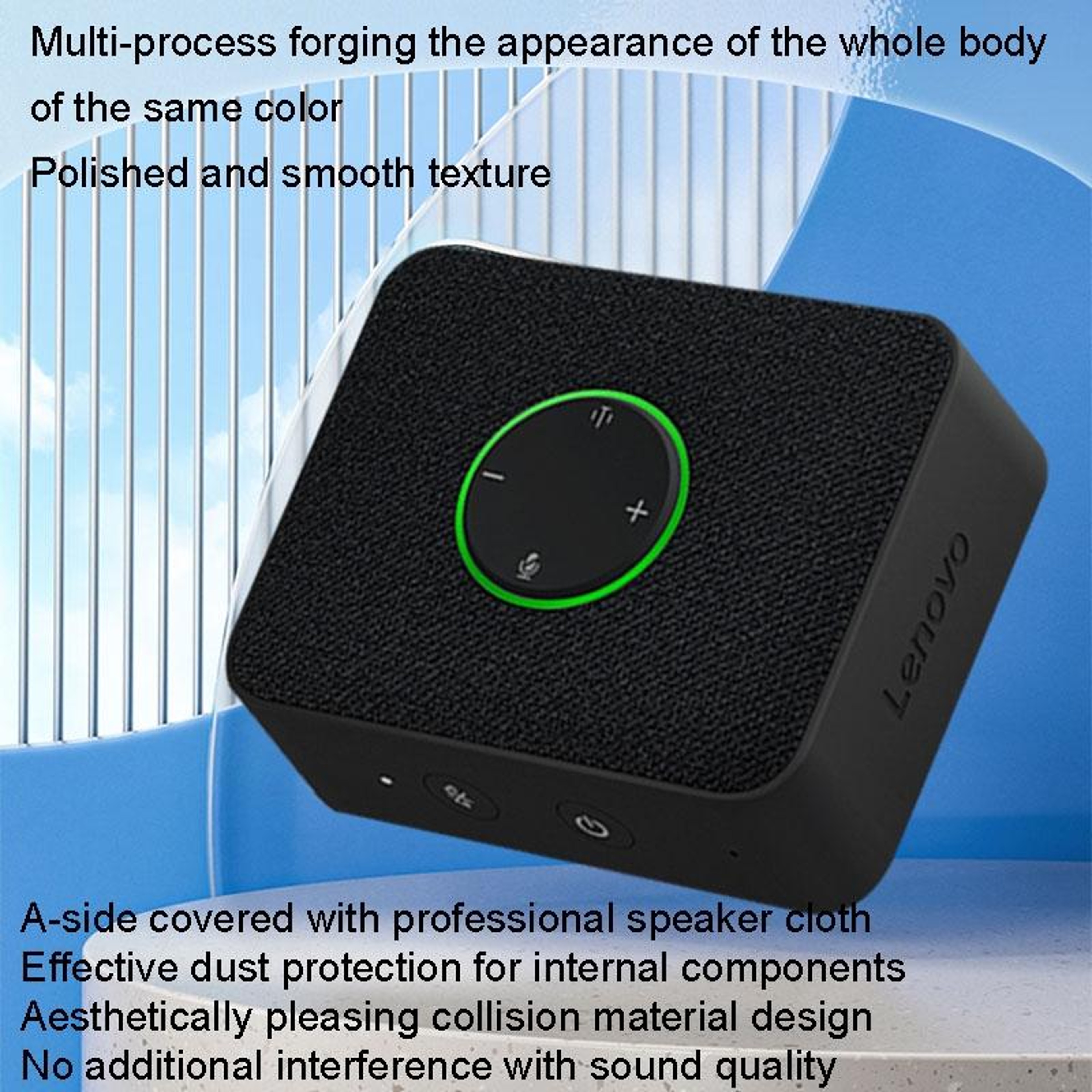 Lenovo Thinkplus MCP01 Bluetooth Conference Speakerphone with Omnidirectional Microphone – view 6