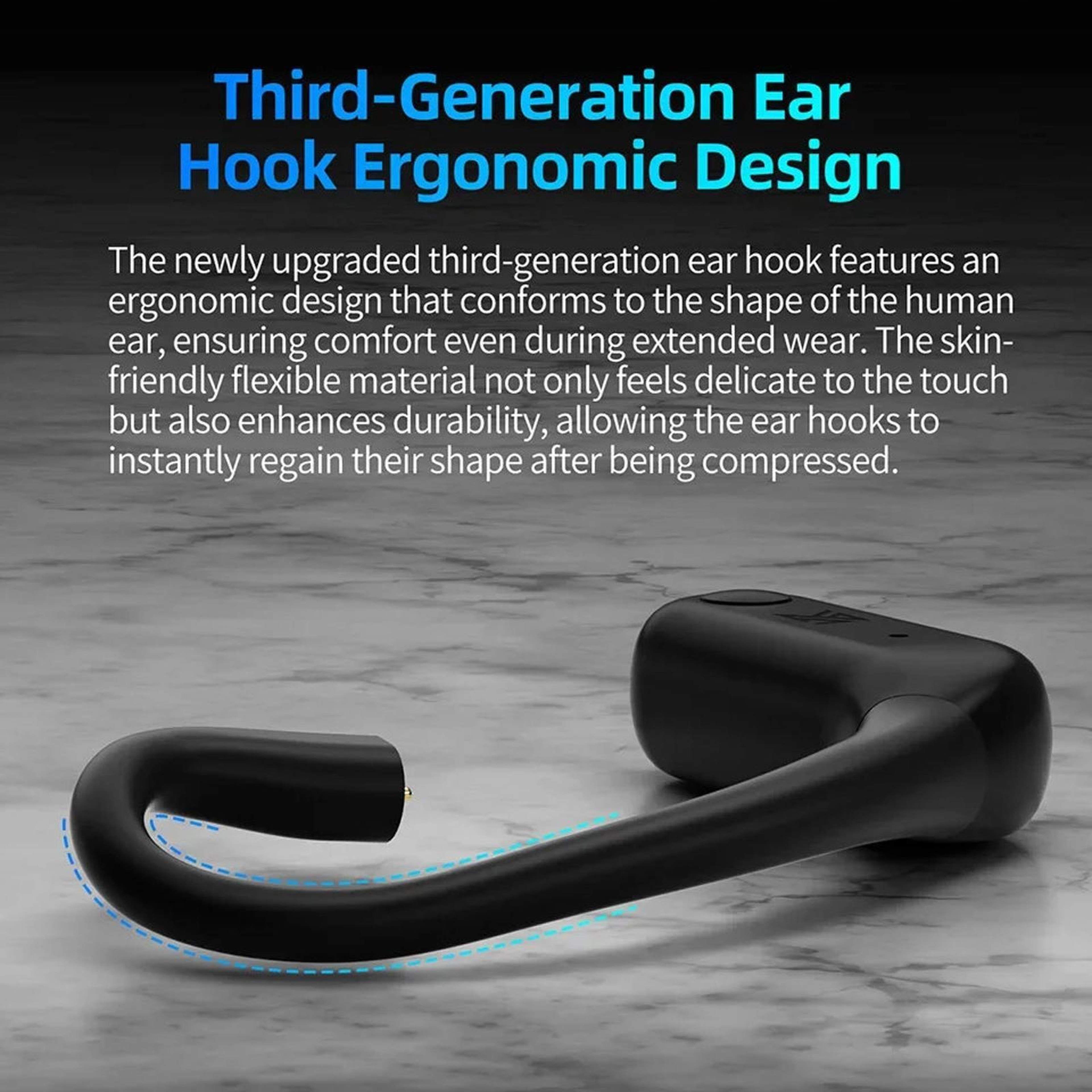 KZ AE01 Bluetooth 5.4 Gaming Earbuds with Secure Ear Hooks and ENC Calls – view 10