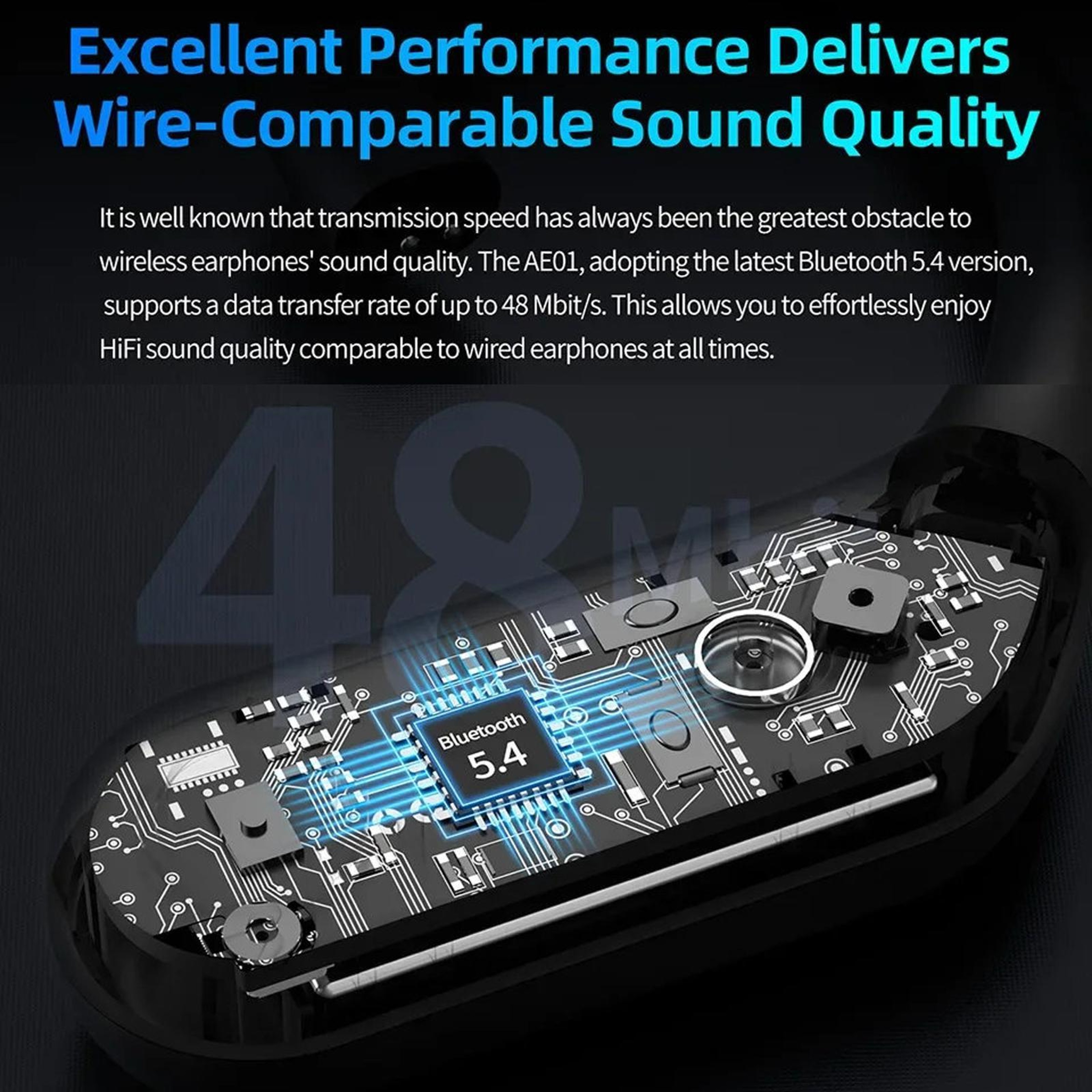 KZ AE01 Bluetooth 5.4 Gaming Earbuds with Secure Ear Hooks and ENC Calls – view 14