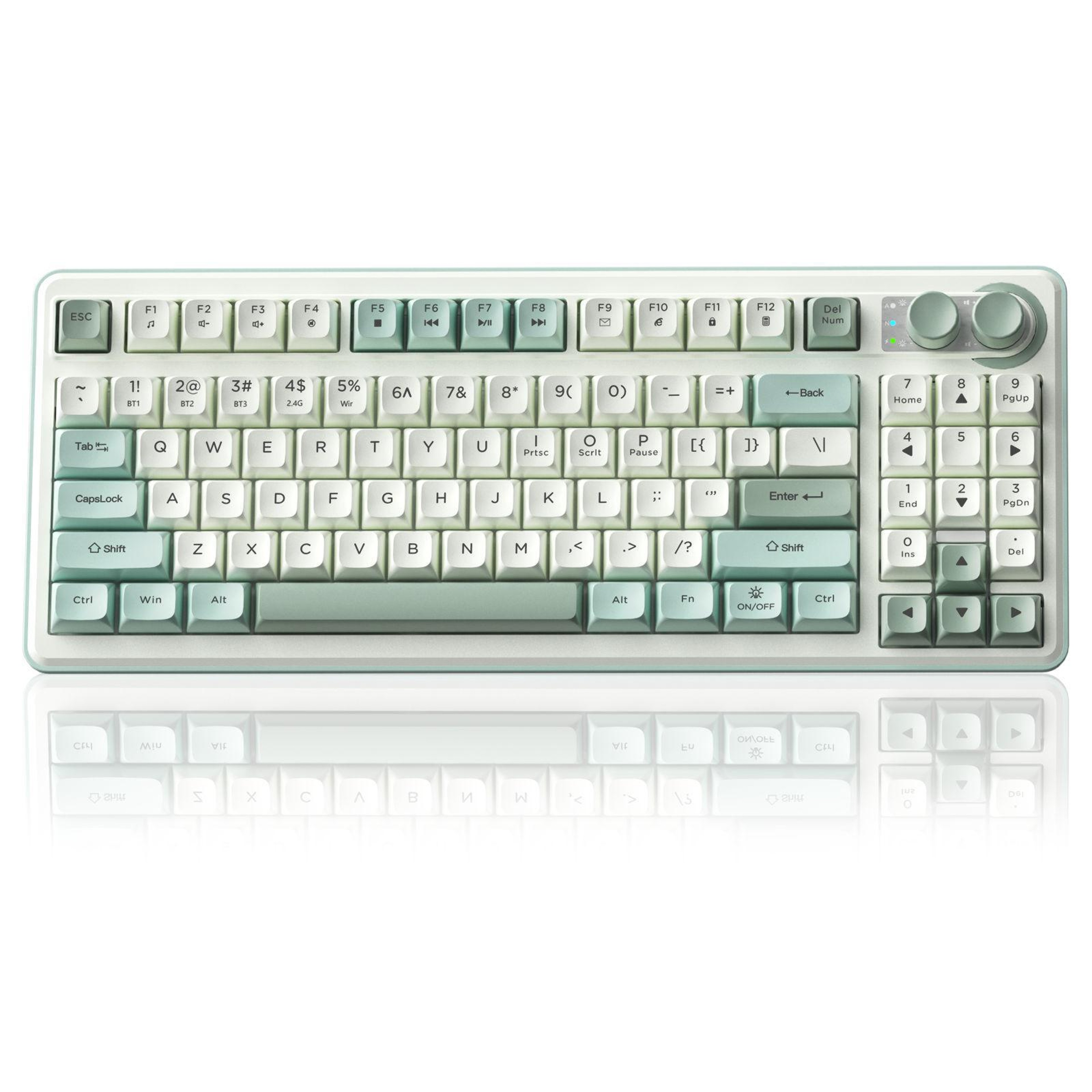 SOLAKAKA SK90 Tri-Mode Wireless Keyboard with Numpad, RGB Lighting and Silent Keys – view 5