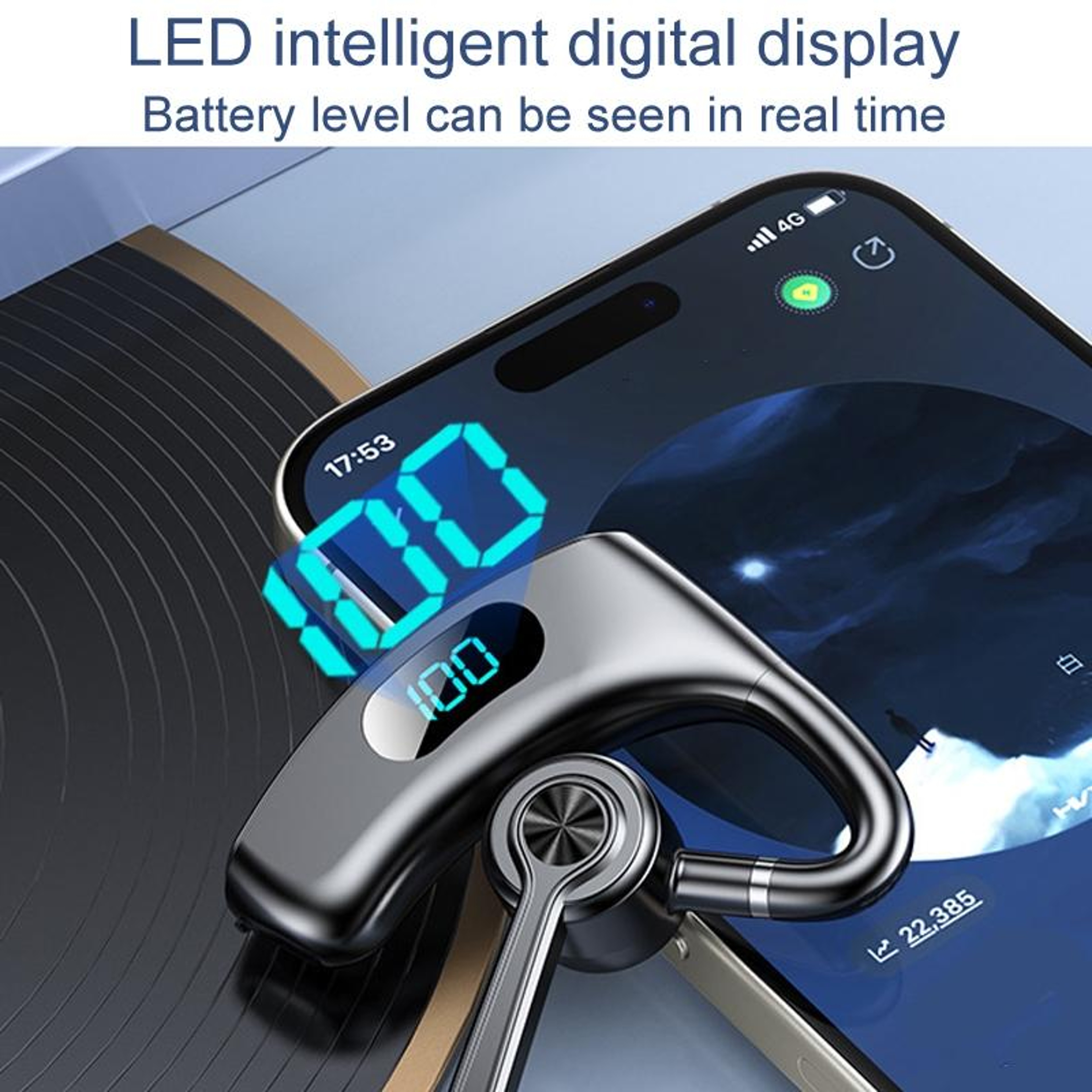 V600 Open Ear Bluetooth 5.4 Gaming Earphones with Noise Reduction – view 8