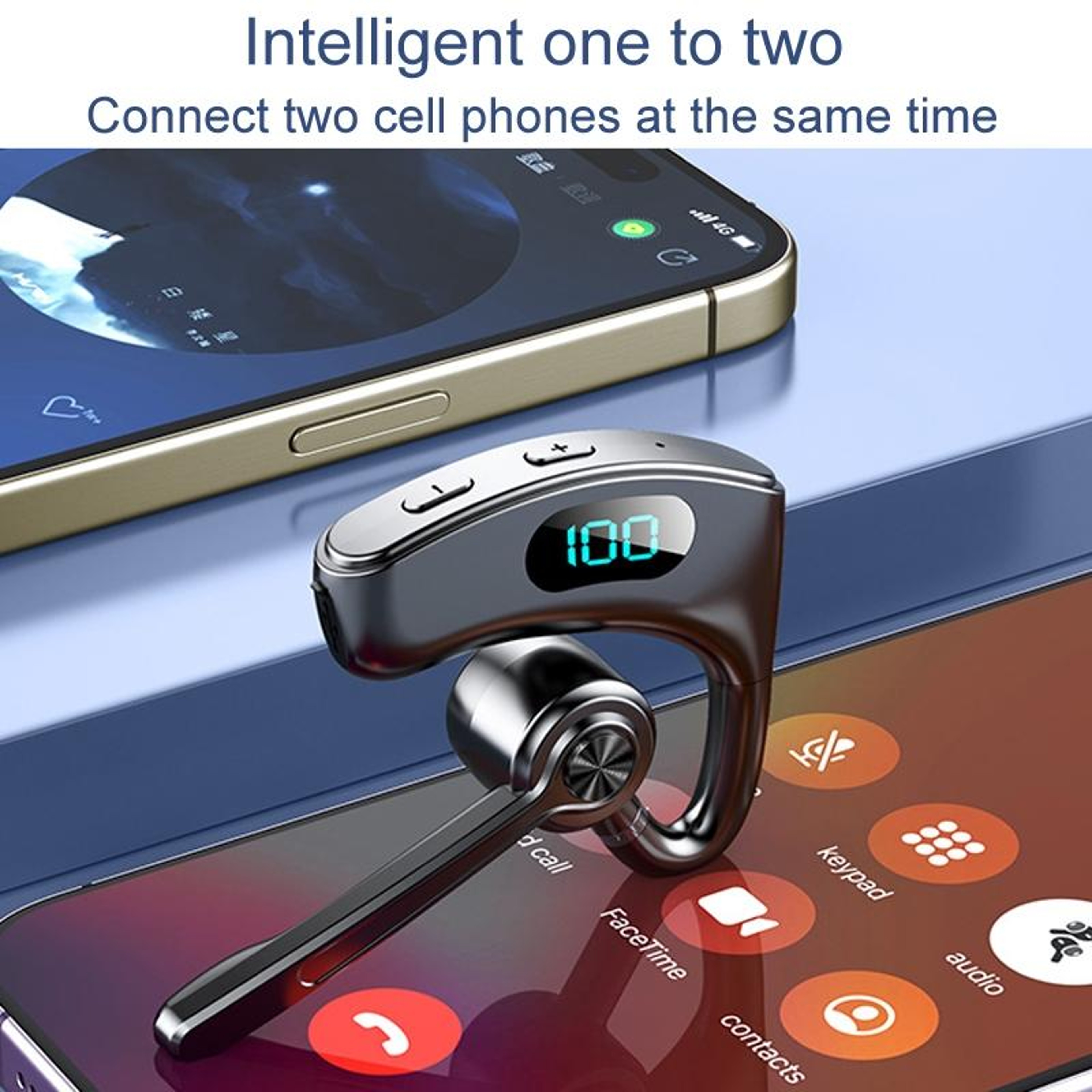V600 Open Ear Bluetooth 5.4 Gaming Earphones with Noise Reduction – view 9