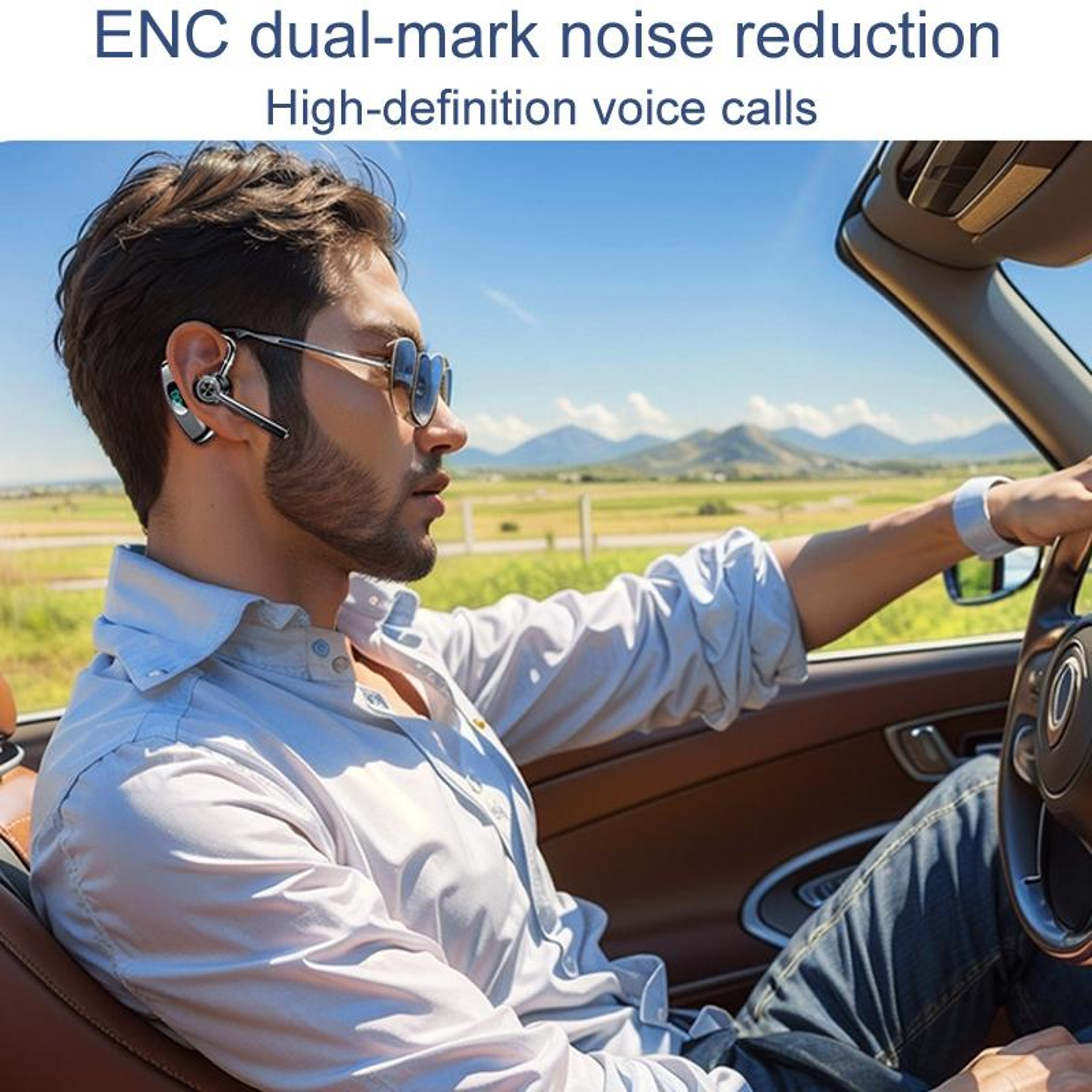V600 Open Ear Bluetooth 5.4 Gaming Earphones with Noise Reduction – view 10