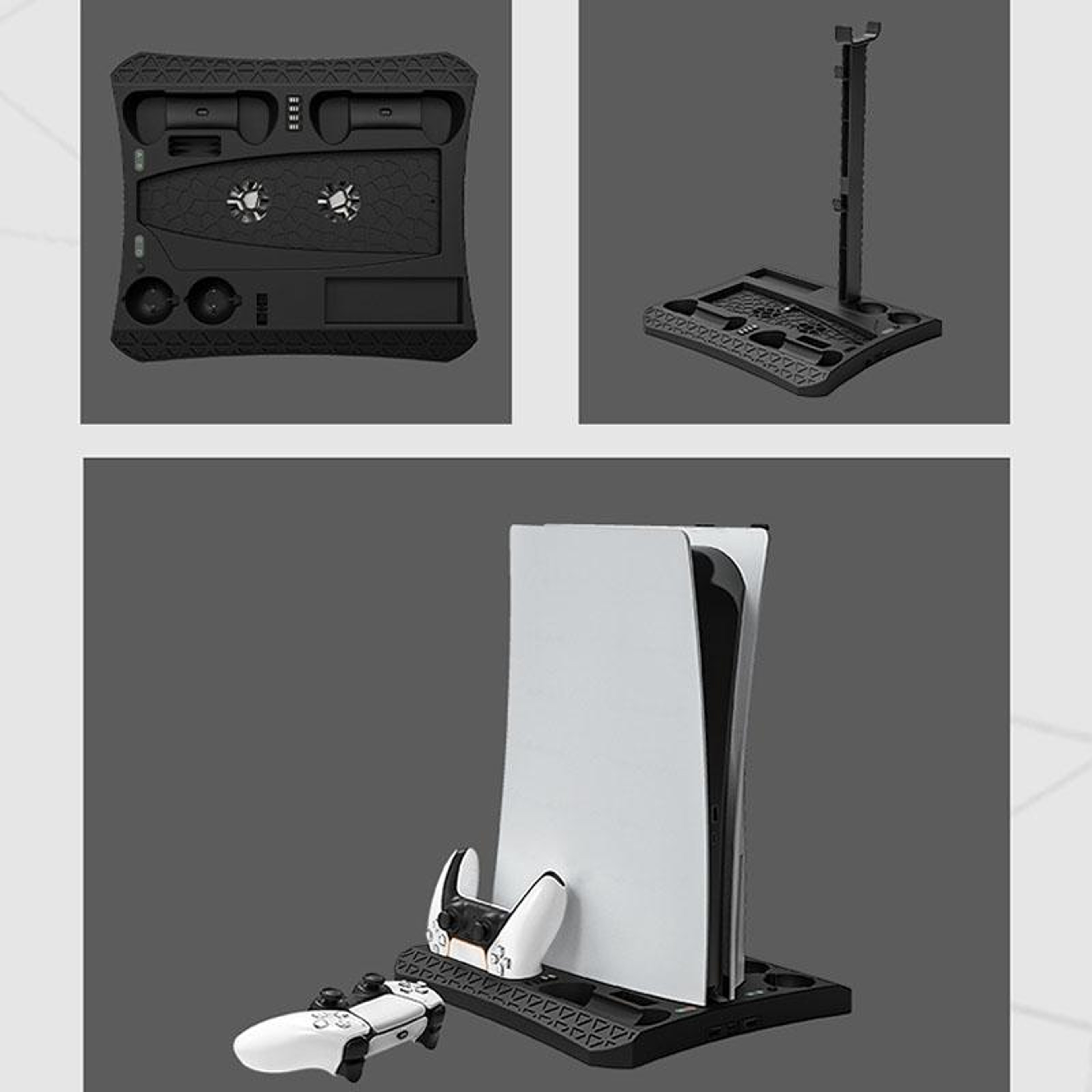 iplay HBP-270 PS5 Cooling Stand with PS5 Charging Dock and Storage Rack – view 6