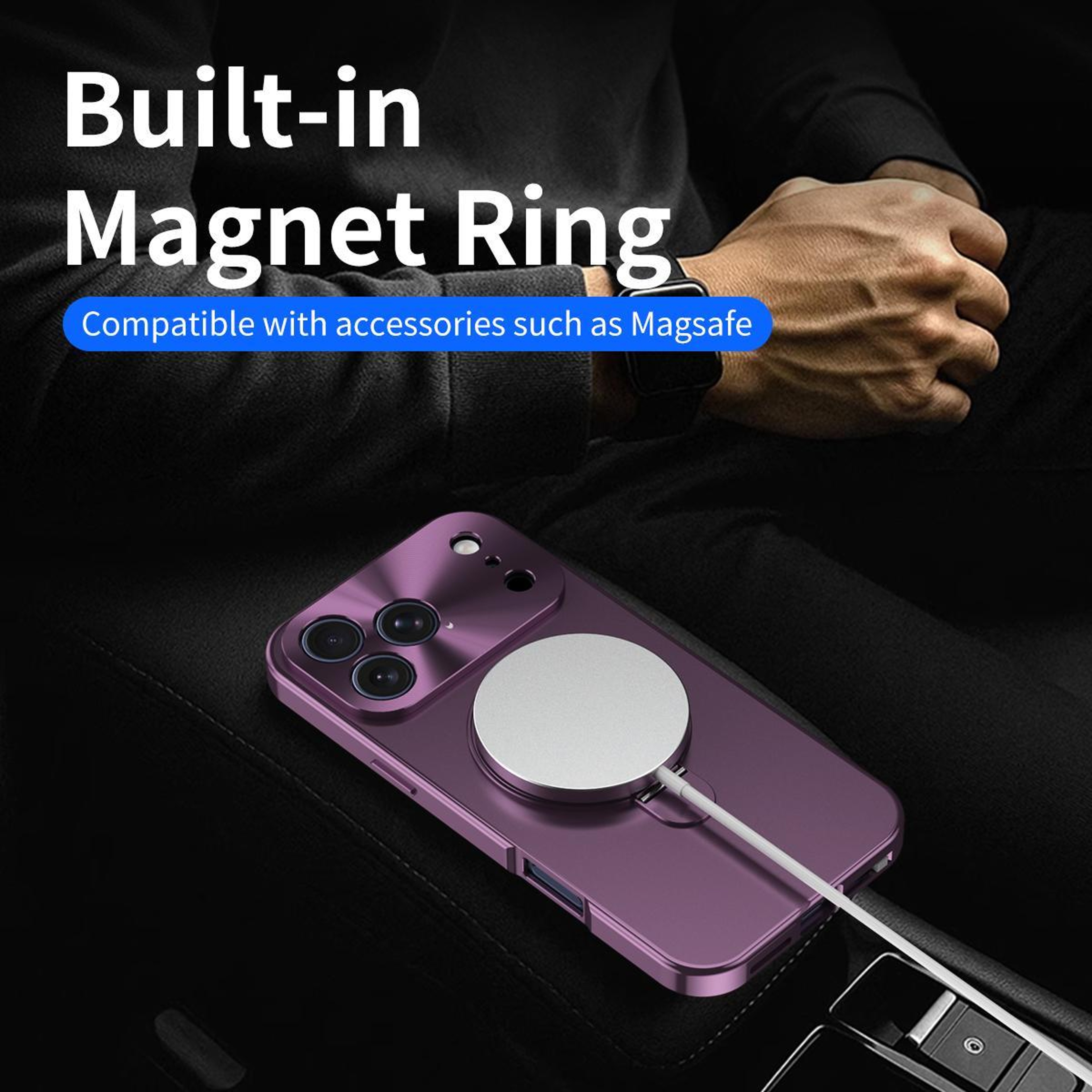 IPhone 18 Pro Max Case With Privacy Screen MagSafe Rotating Stand And FullBody Protection 4