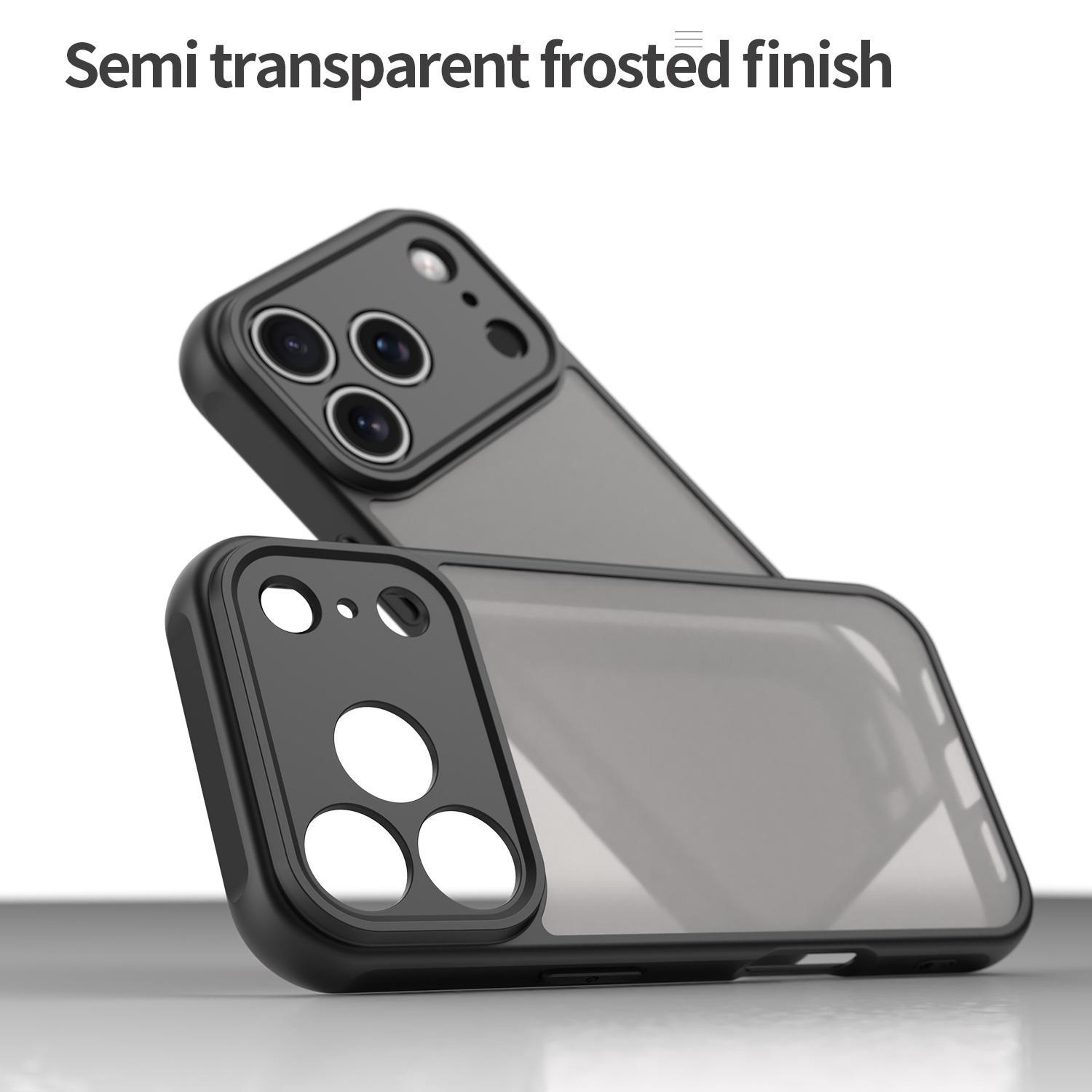 Fan Dun IPhone 18 Pro Case With Frosted TPU PC Hybrid Protection 4