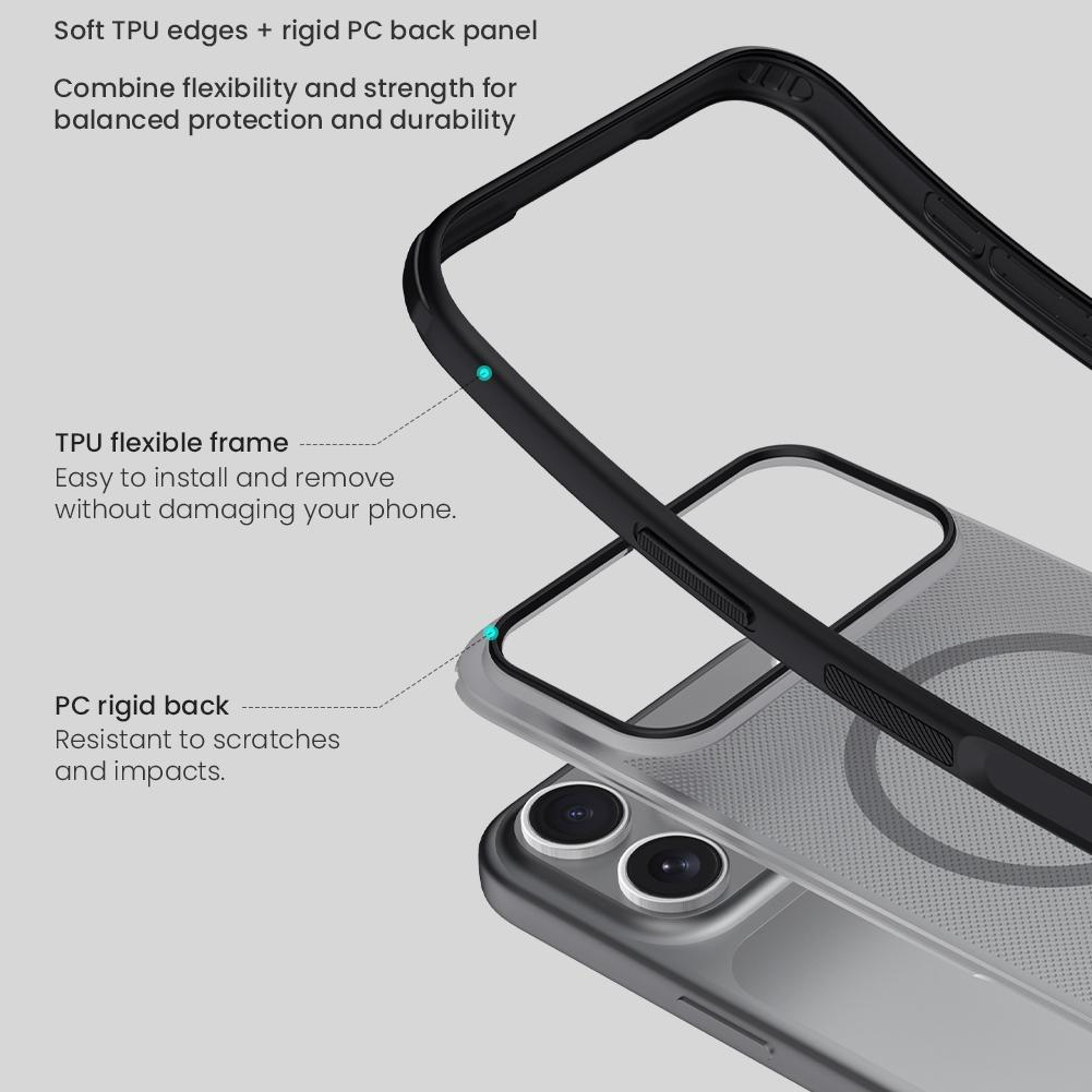 NILLKIN Frosted Shield Pro IPhone 18 Pro Max MagSafe Case With DualLayer Protection 6