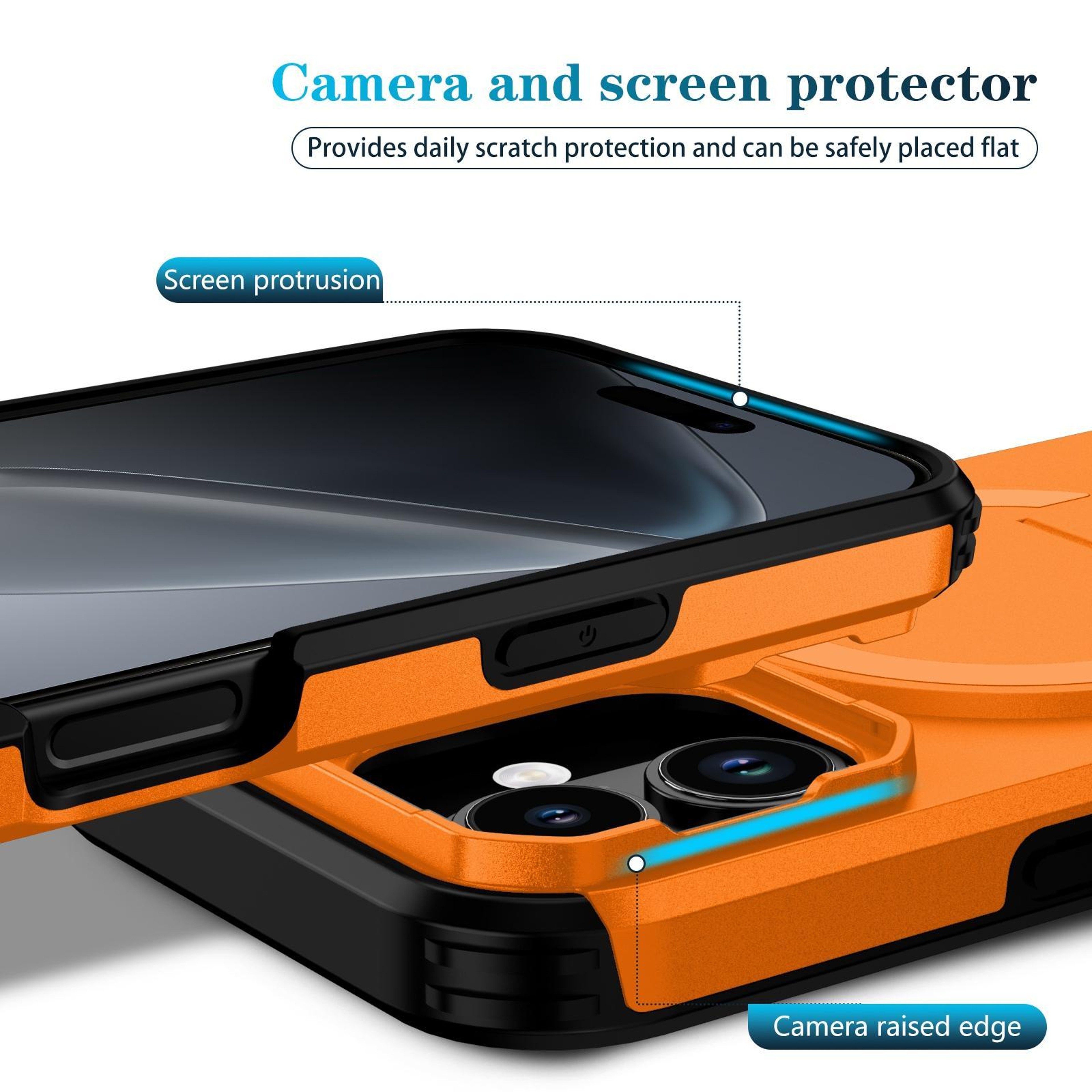 IPhone 18 MagSafe Case With Sliding Camera Cover And Magnetic Holder 2