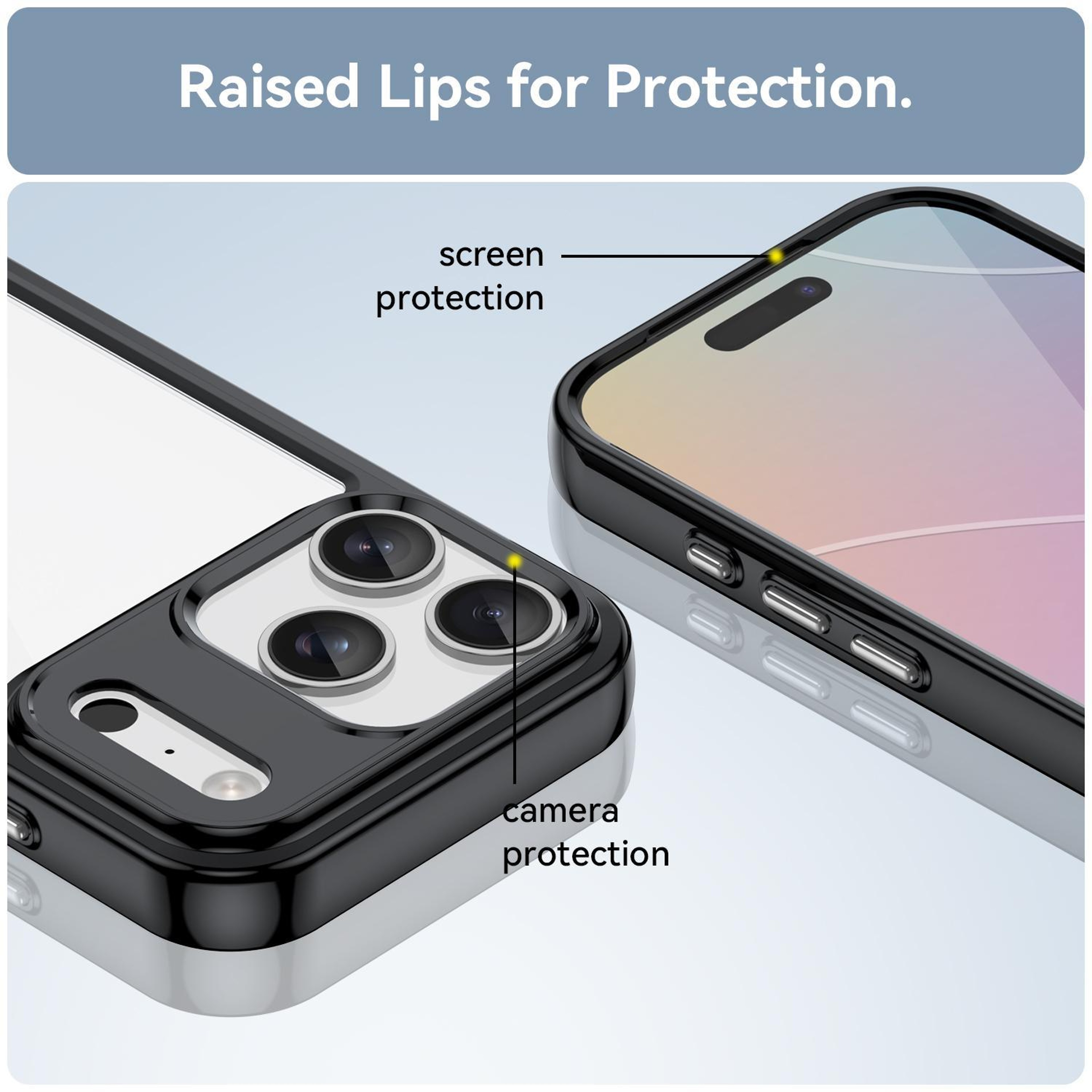 Colorful IPhone 18 Pro Acrylic TPU Slim Protective Case 5