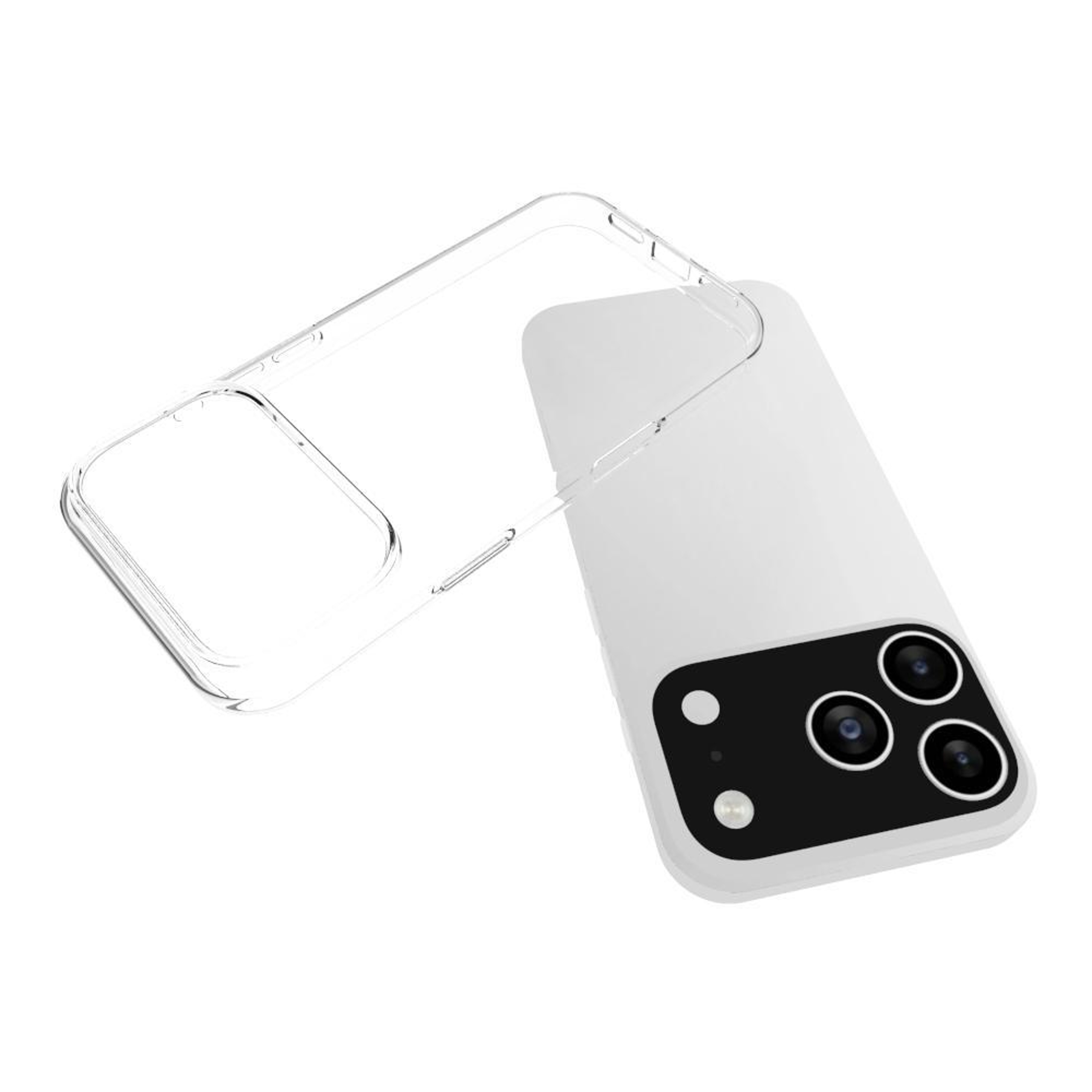 iPhone 18 Pro Case Clear TPU Phone Case with Slim Scratch Protection – view 3