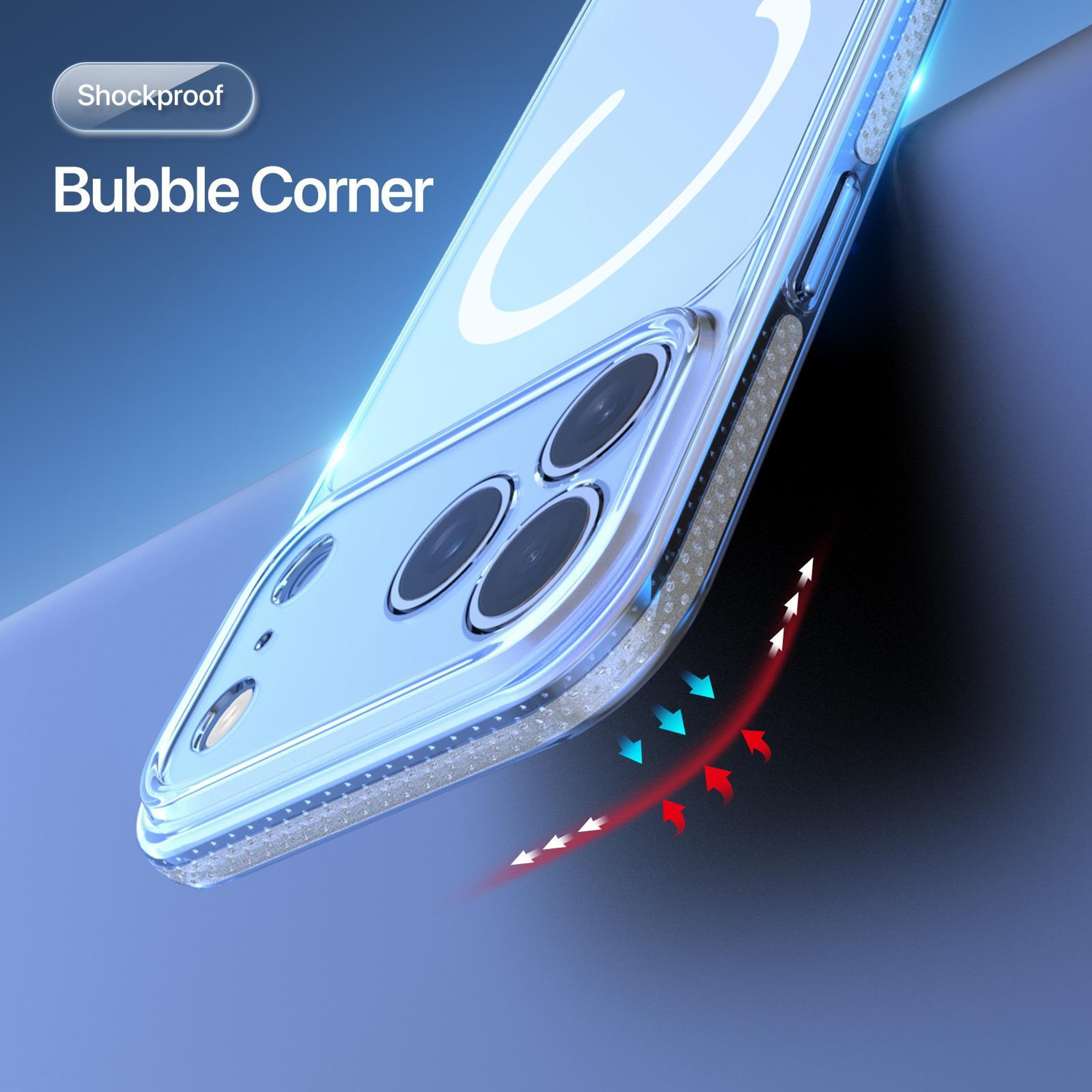 DUX DUCIS Clin Mag iPhone 18 Pro MagSafe Case Clear Shock-Absorbing PC TPU Cover – view 7