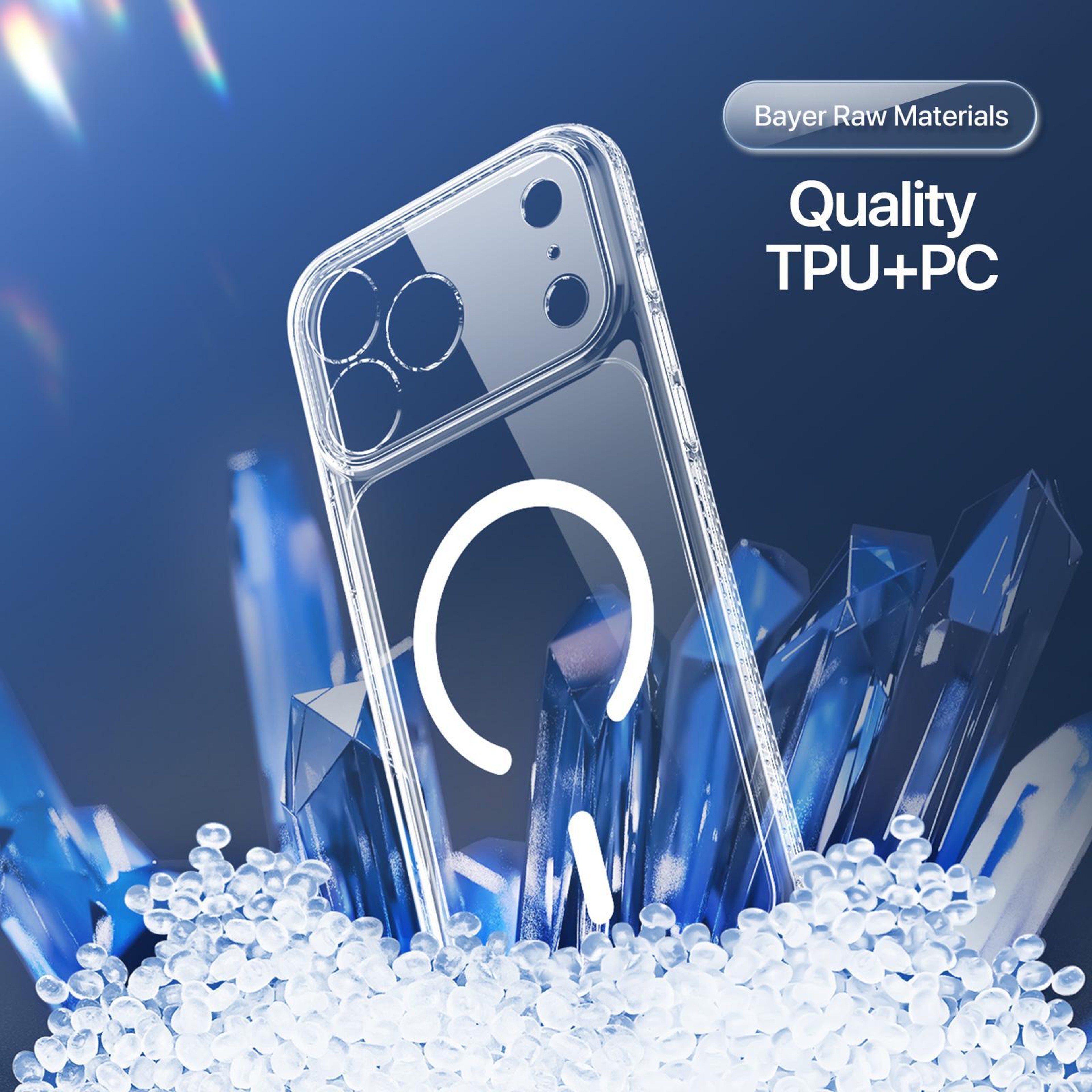 DUX DUCIS Clin Mag iPhone 18 Pro Max Case Clear MagSafe Shock Protection – view 6